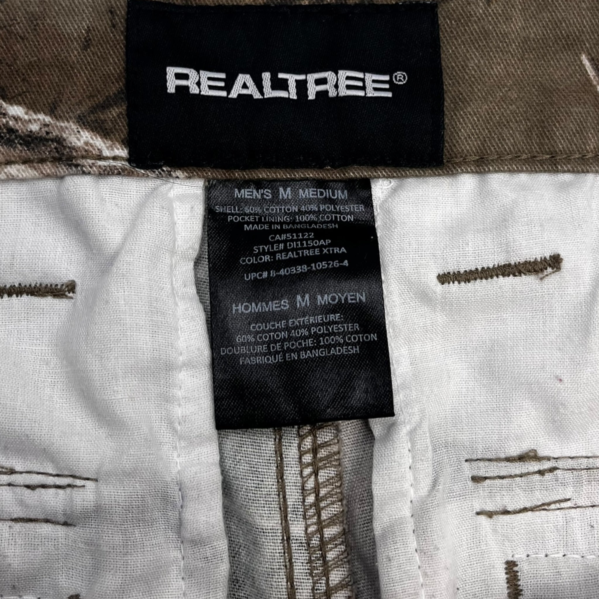 Realtree Brand Camo Cargo Pants