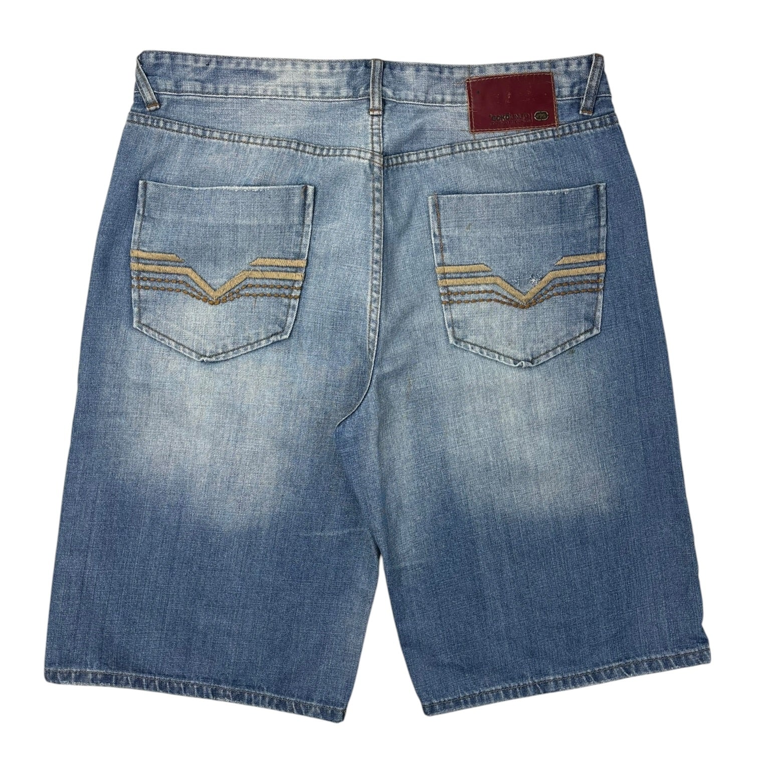 Vintage Y2K Ecko Untld Jean Shorts Medium Washed Blue