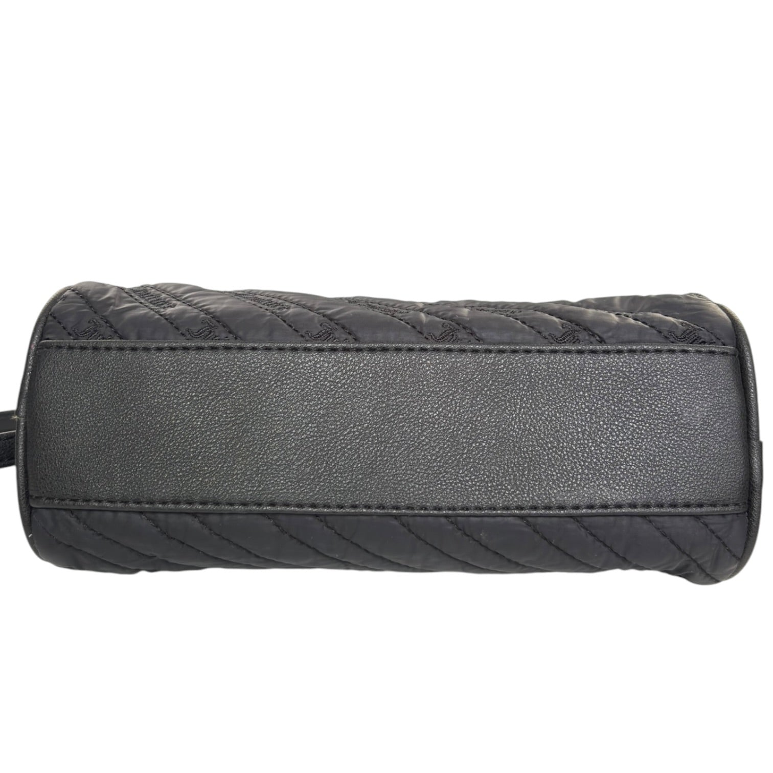 (W) Juicy Couture Cloud Nine Crossbody Quilted Black & Gold Purse