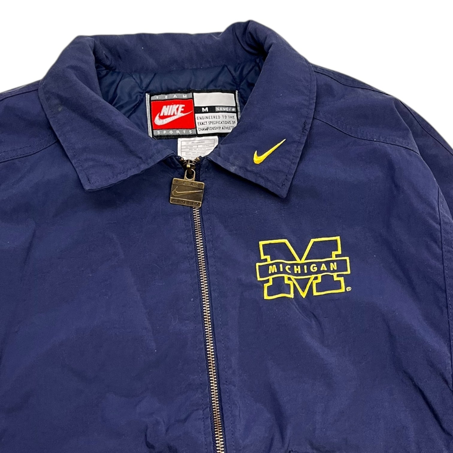 Vintage Nike Michigan Team Insulated Light Jacket
