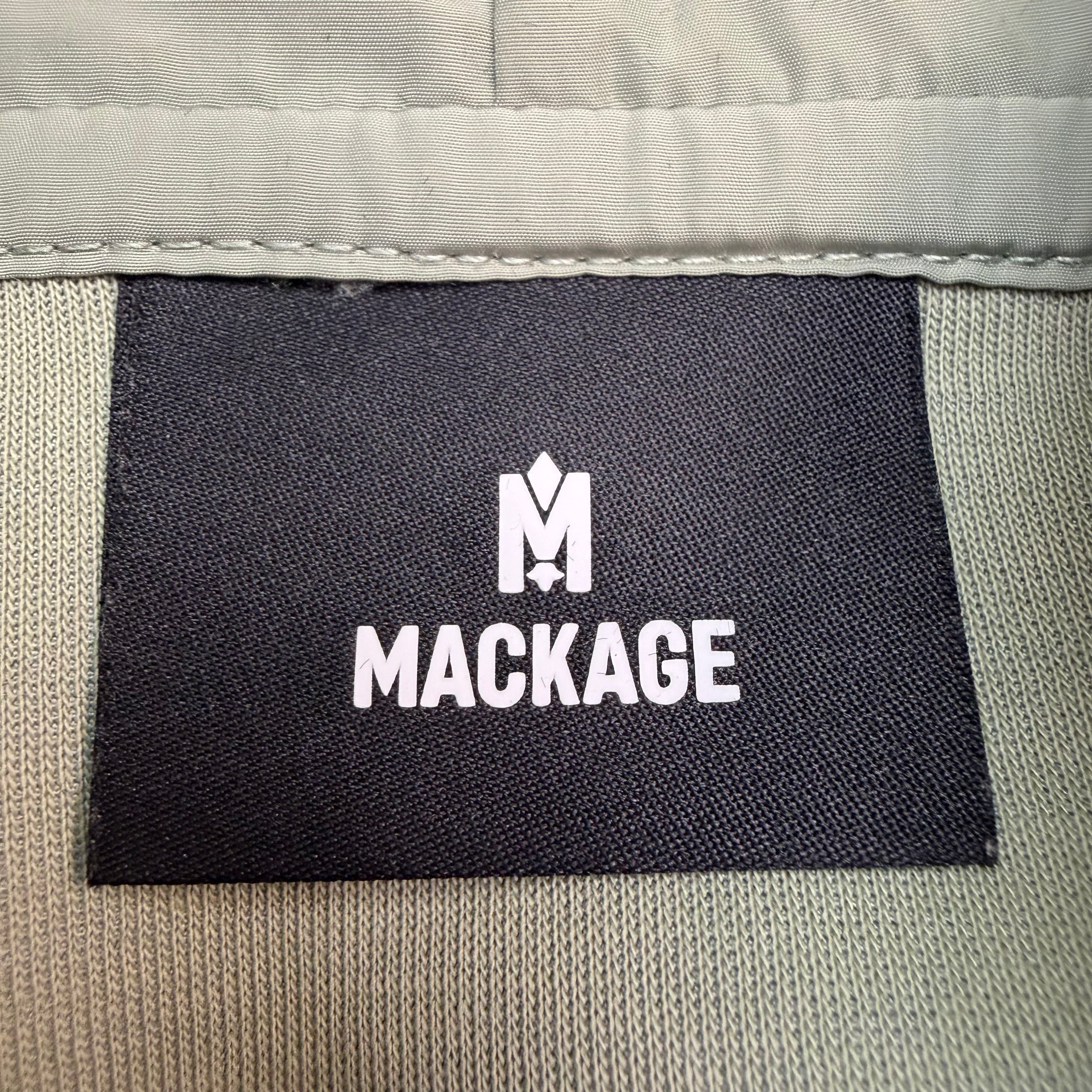 Mackage KRYS-R Velvet Logo Hoodie Green