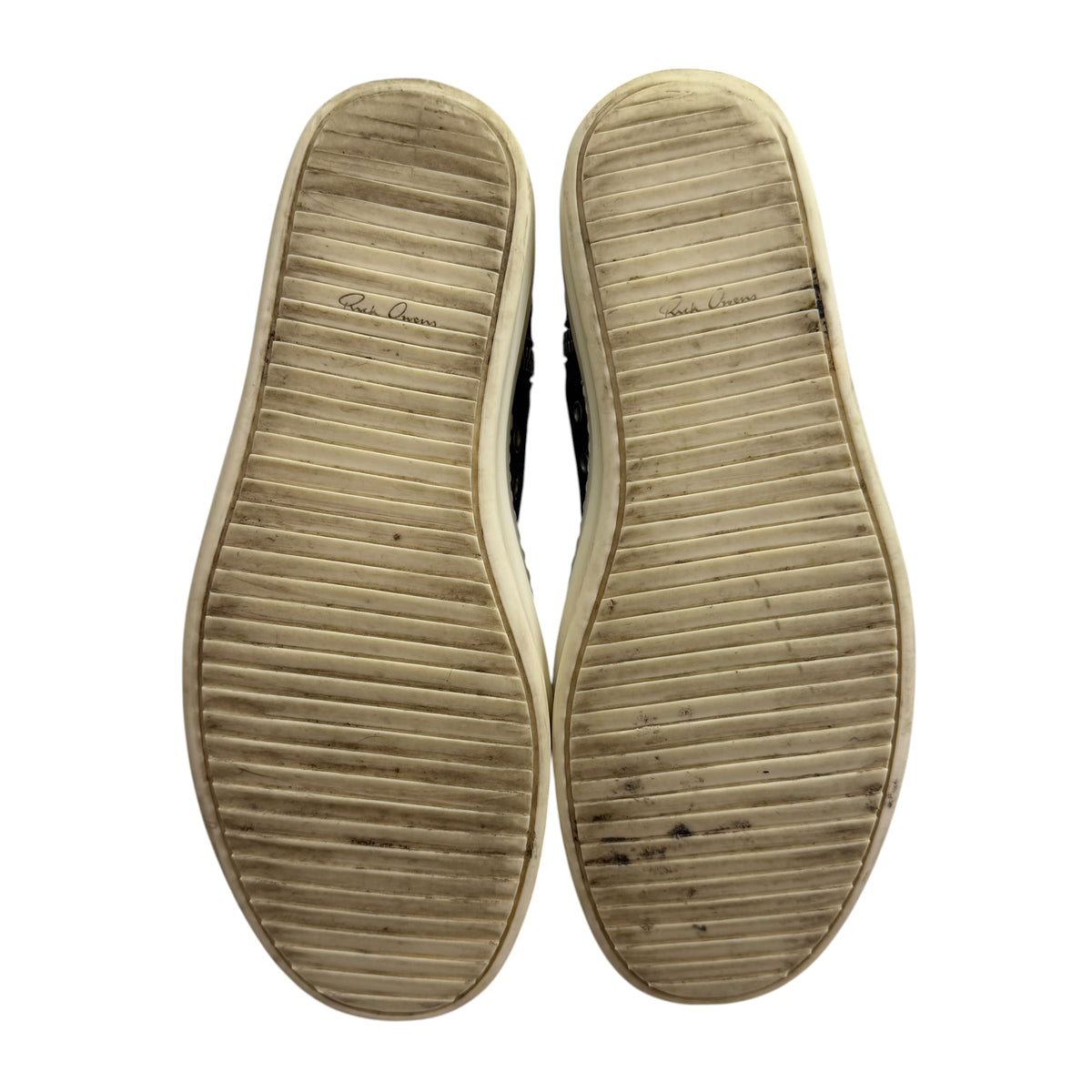 Rick Owens Ramone Hollywood Leather Milk/Black