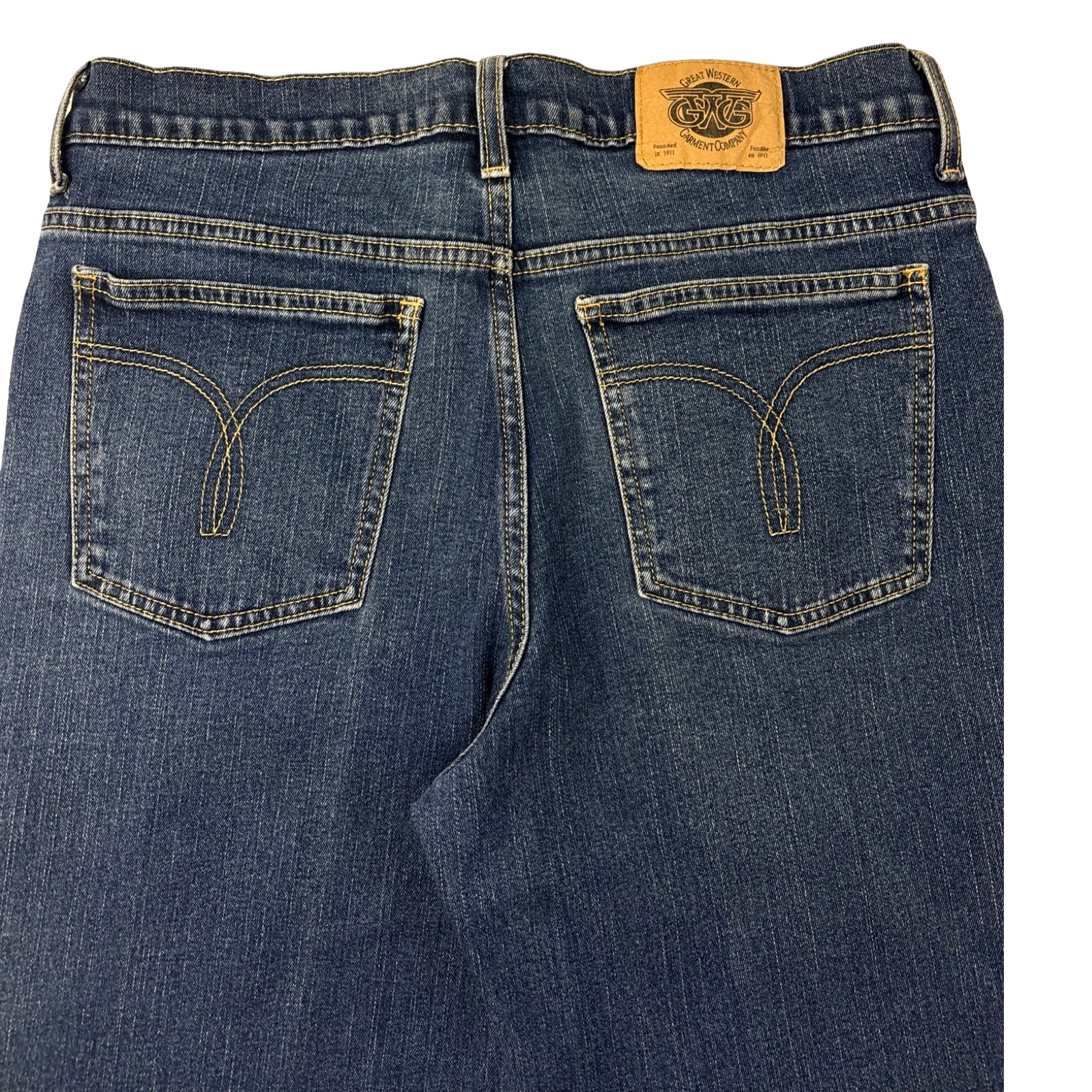 Vintage GWG Great Western Garment Co. Navy Wash Jean