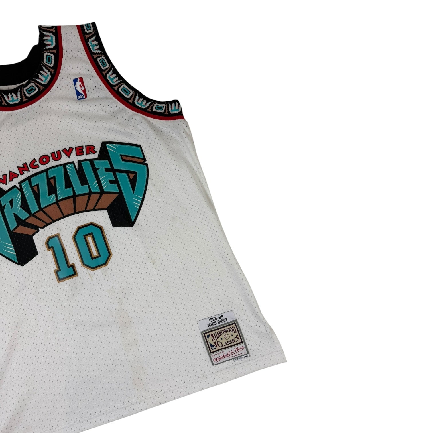 Mitchell & Ness Vancouver Grizzlies Mike Bibby Jersey White