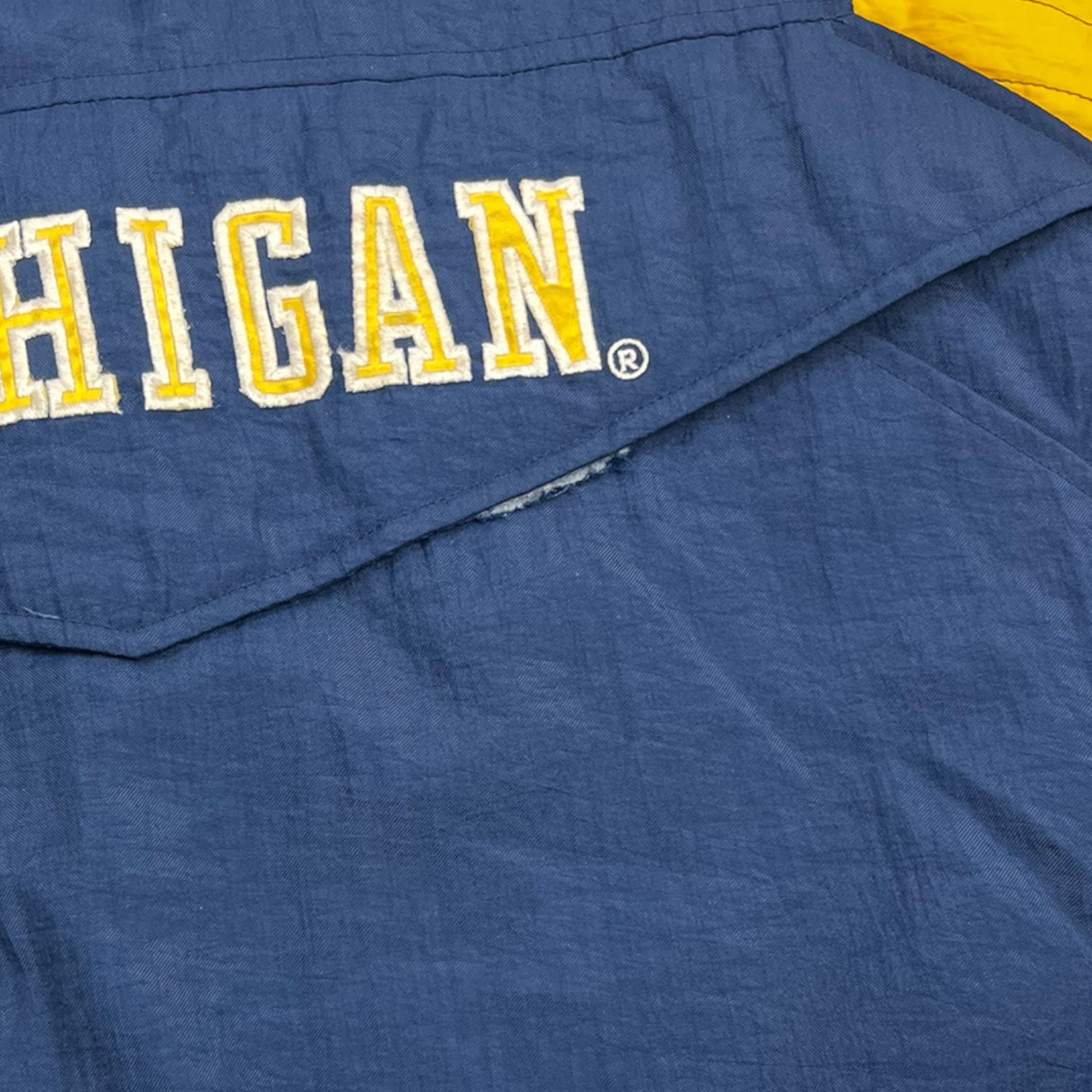 Vintage Michigan Wolverines Starter Anorak Jacket