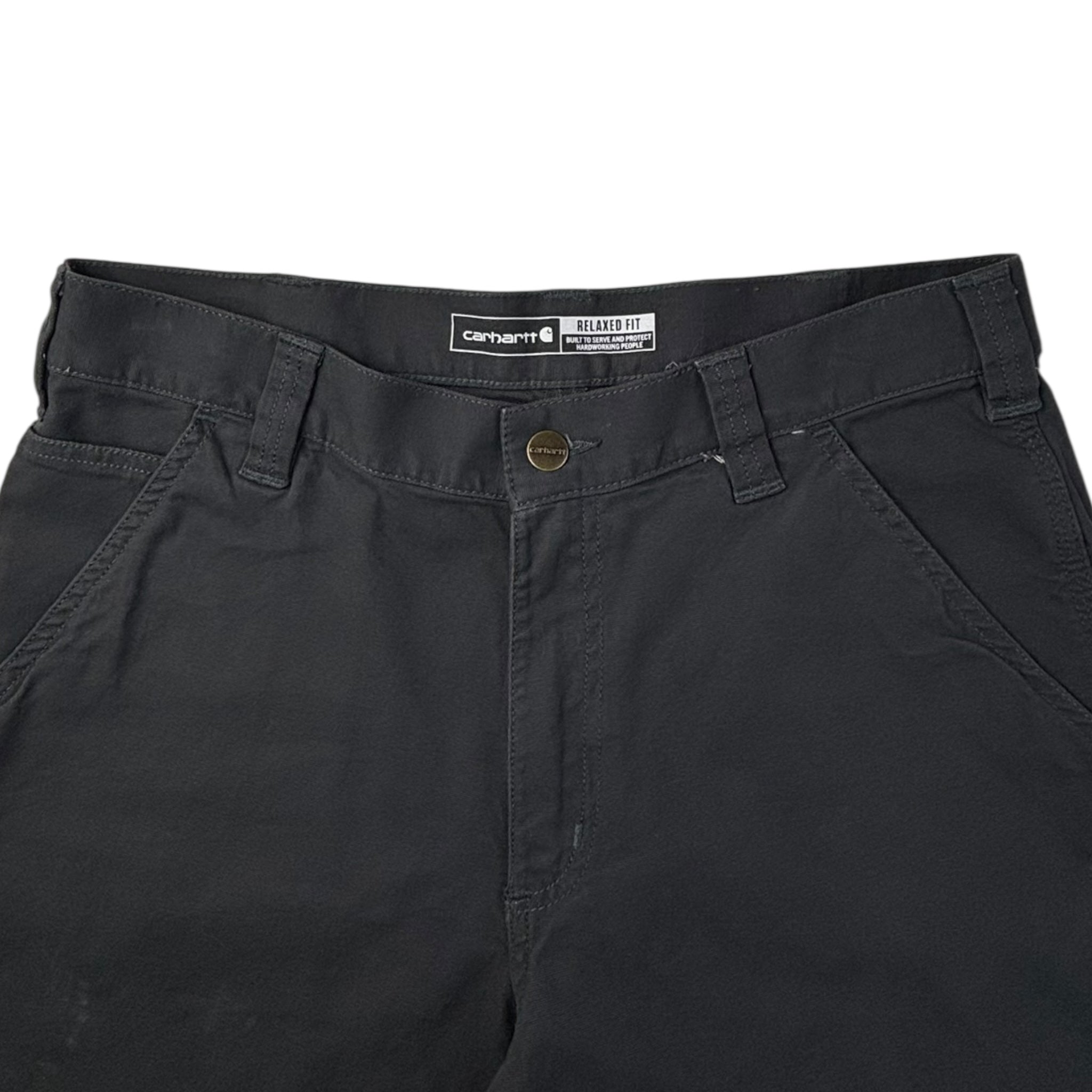 Vintage Carhartt Carpenter Shorts Dark Grey