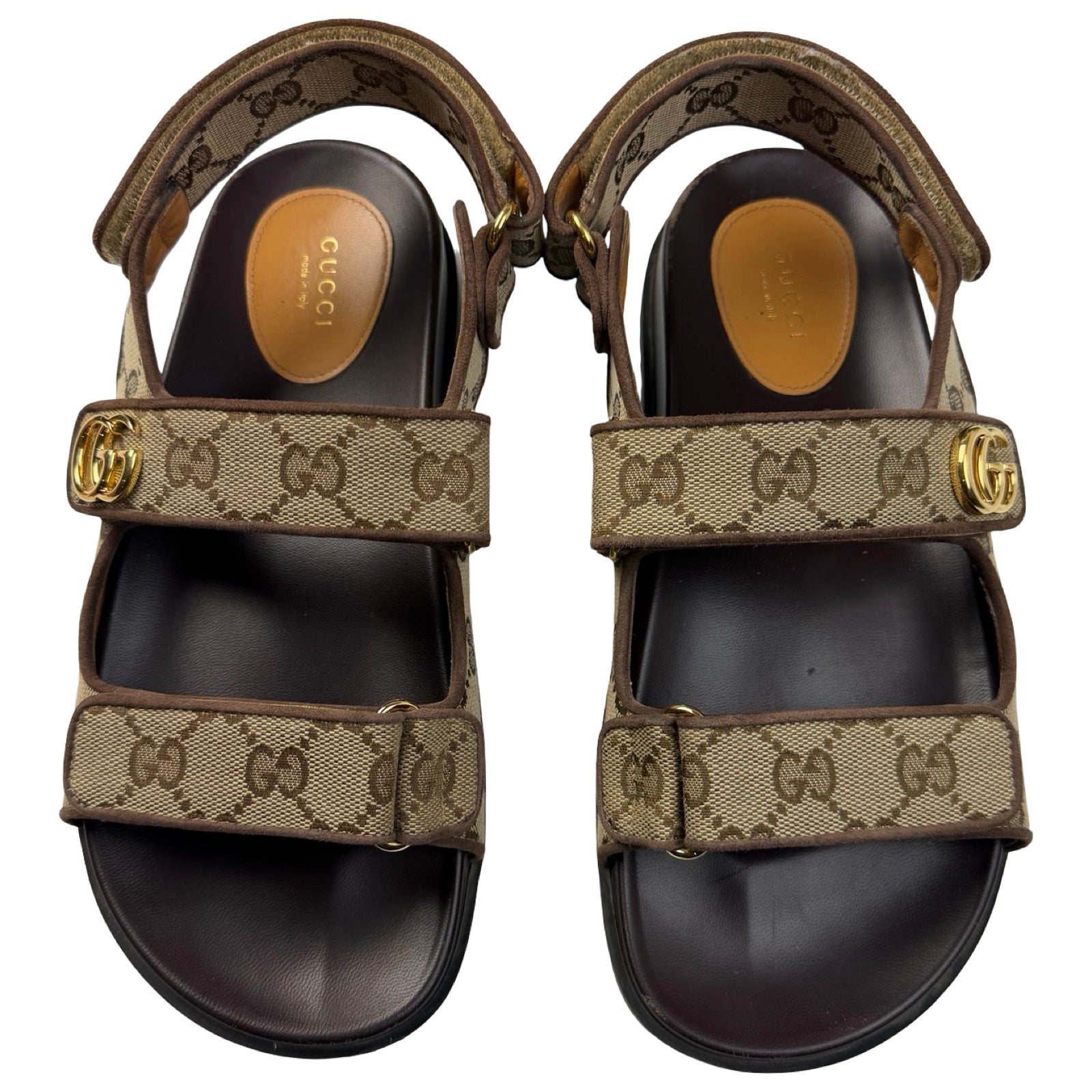 (W) Gucci Double G Sandal Beige (Used)