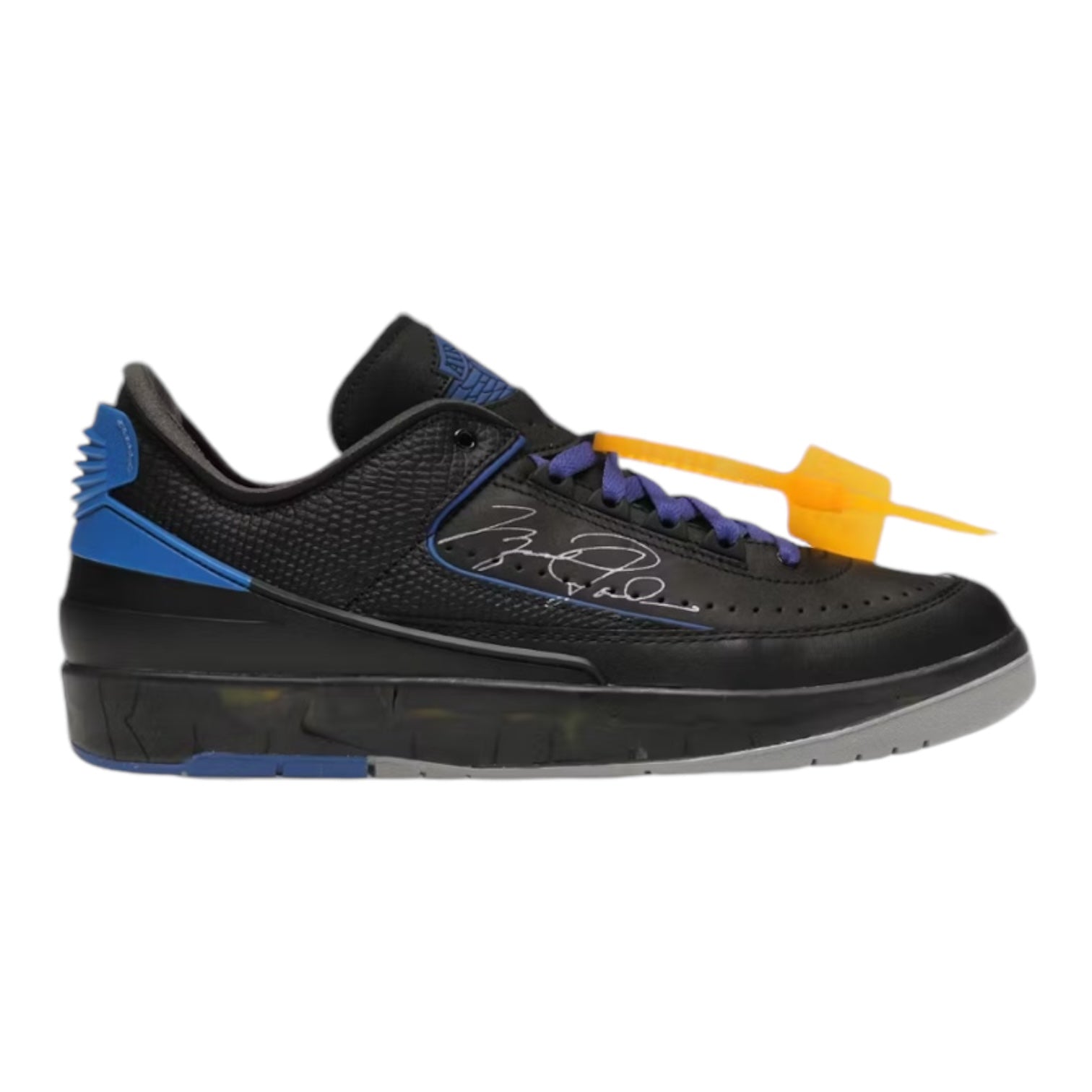 Off White x Jordan 2 Black/Blue (Used)