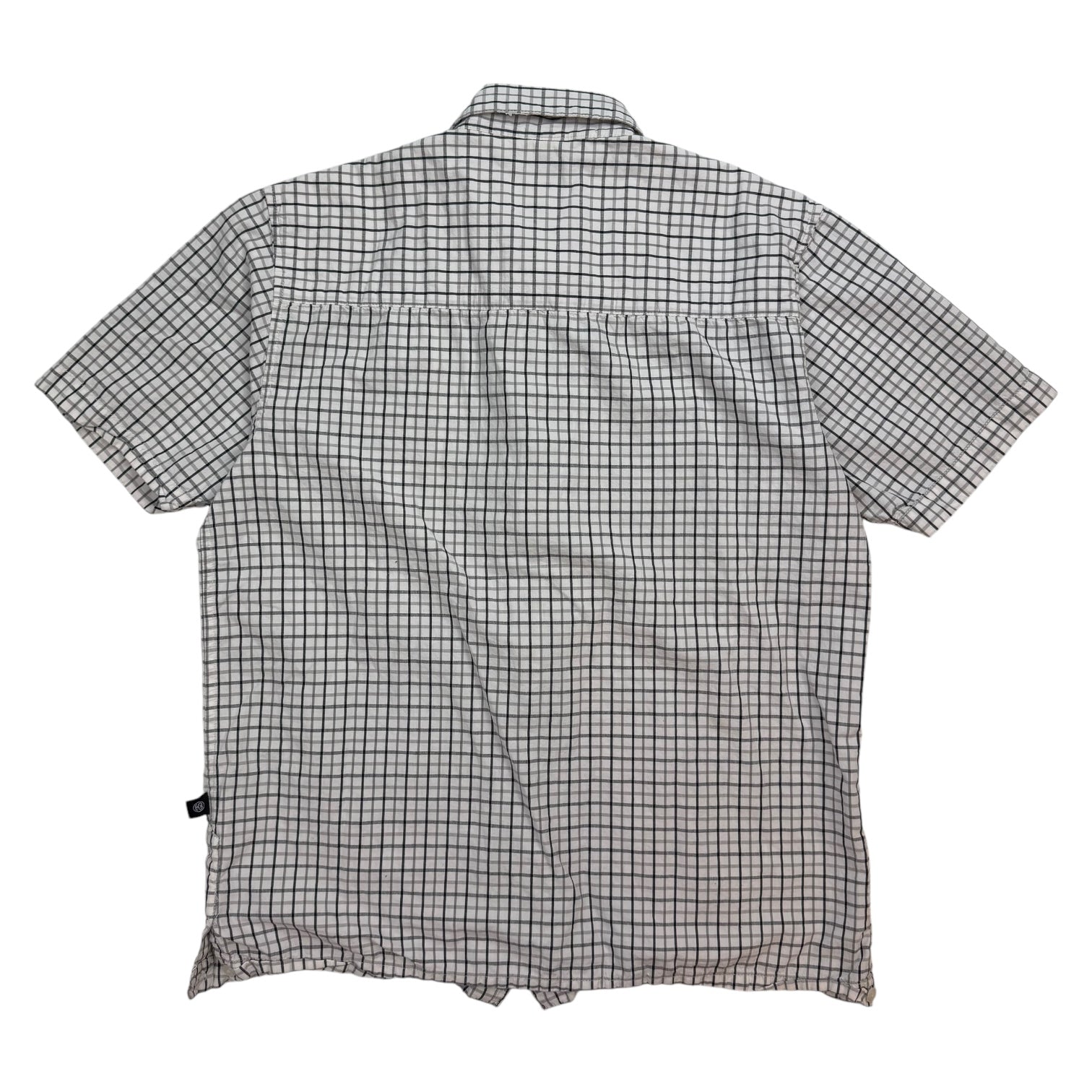 Stussy Equipped Zip Up Plaid Shirt White/Black