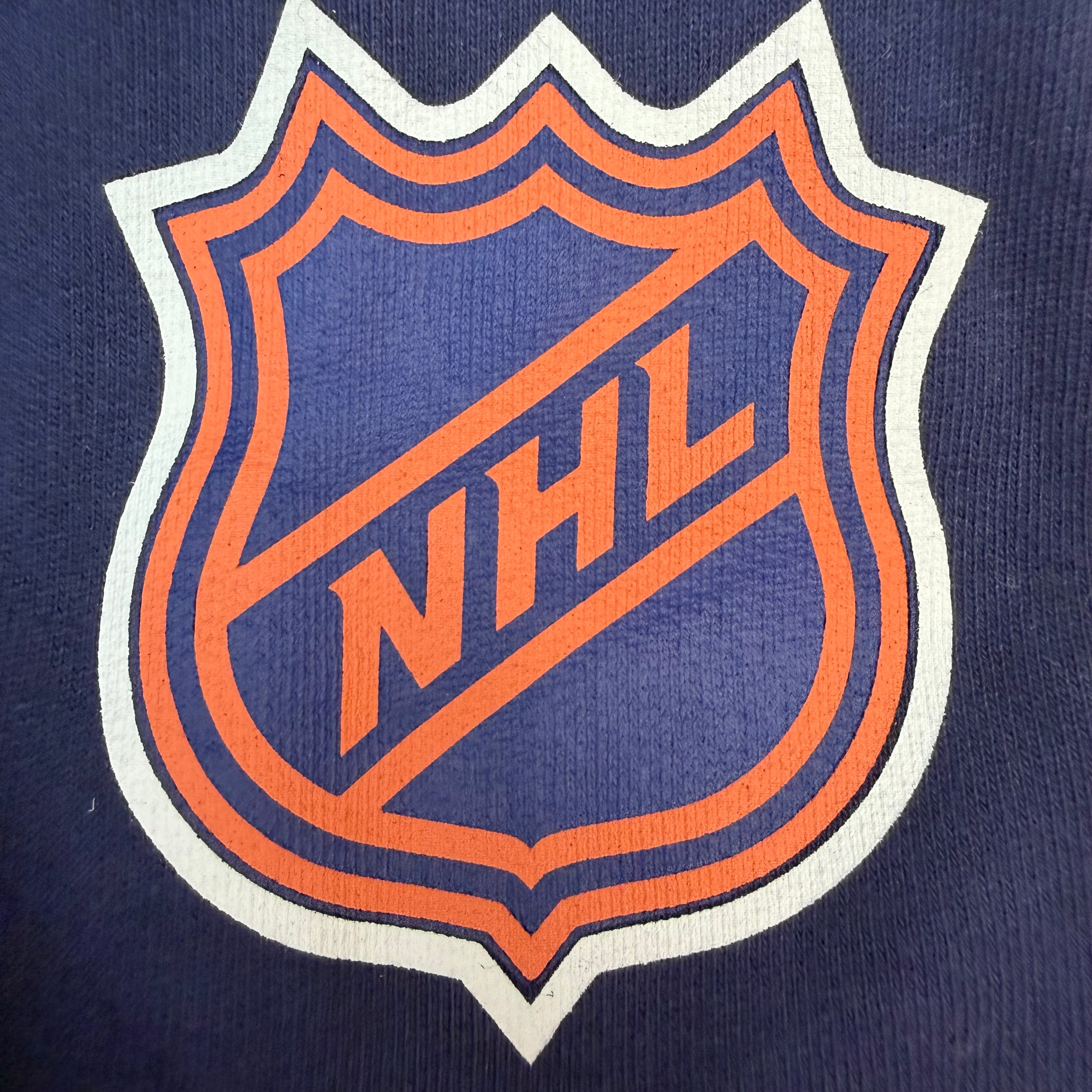 OVO X NHL Edmonton Oilers Stripe Hoodie Navy