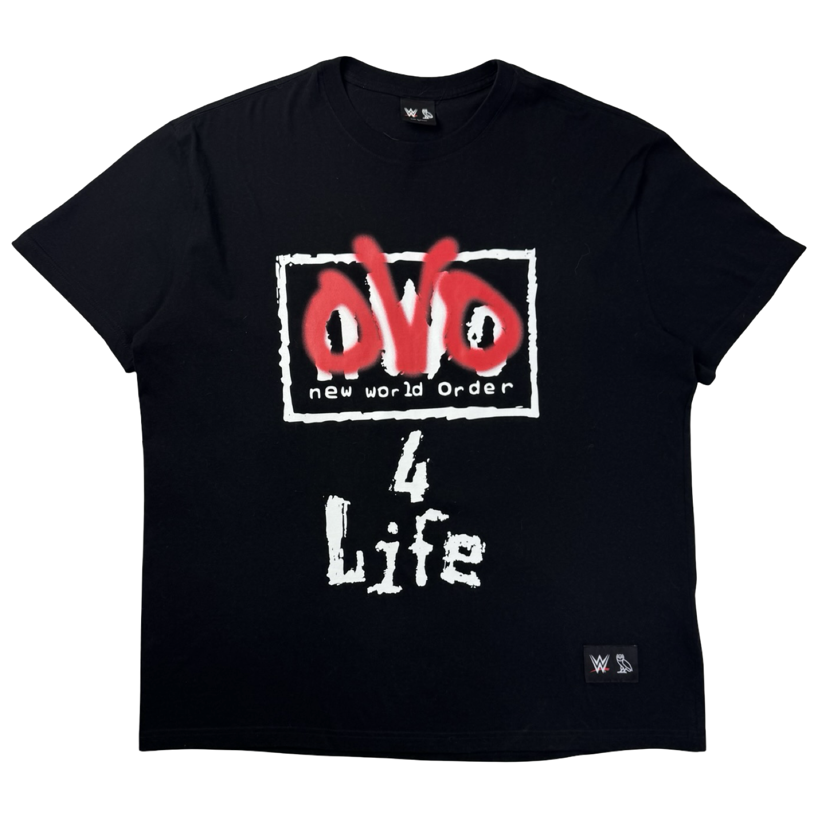 OVO x WWE OVO 4 Life T-Shirt Black