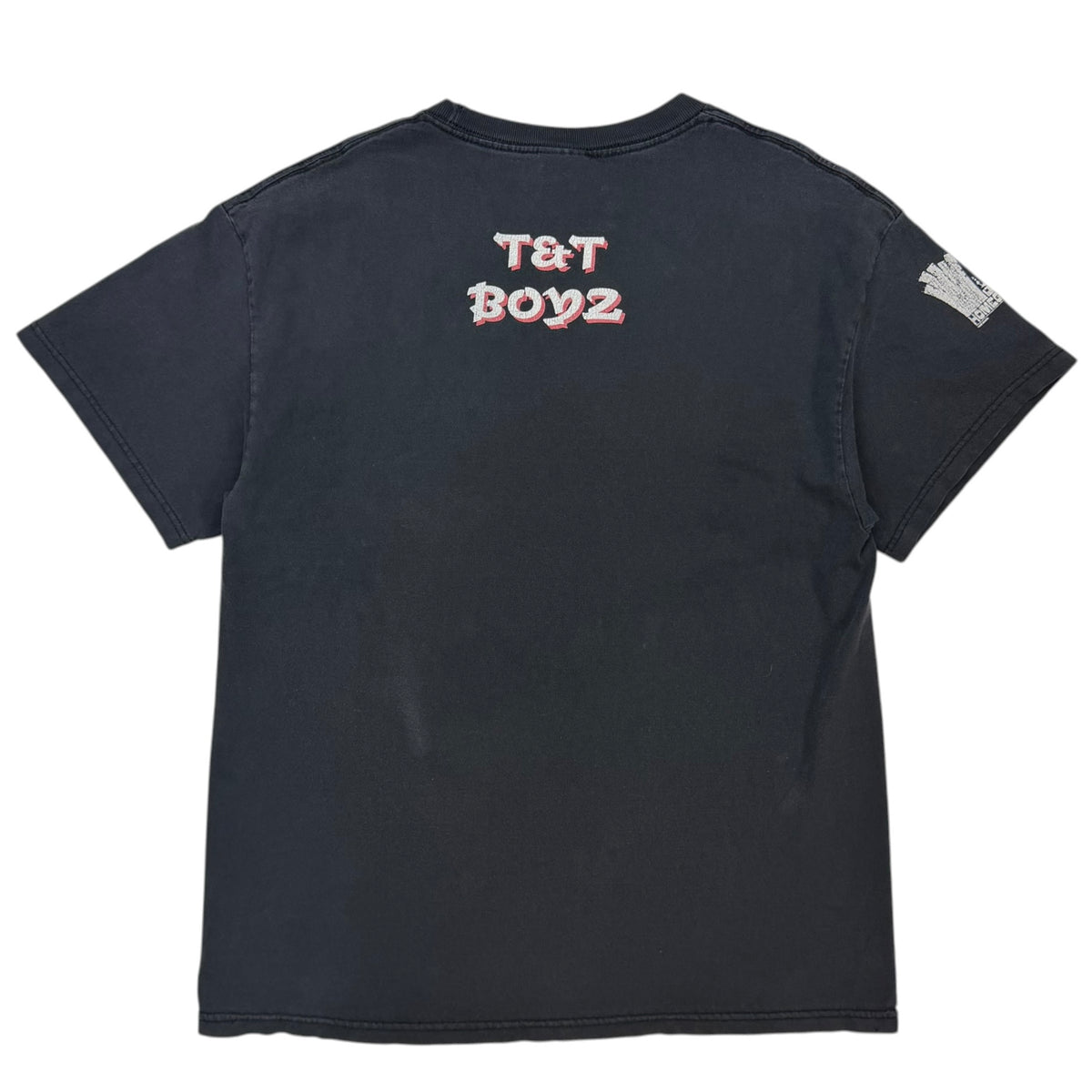 Vintage Wreck Ah Bumper T&T Boyz Tee Faded Black