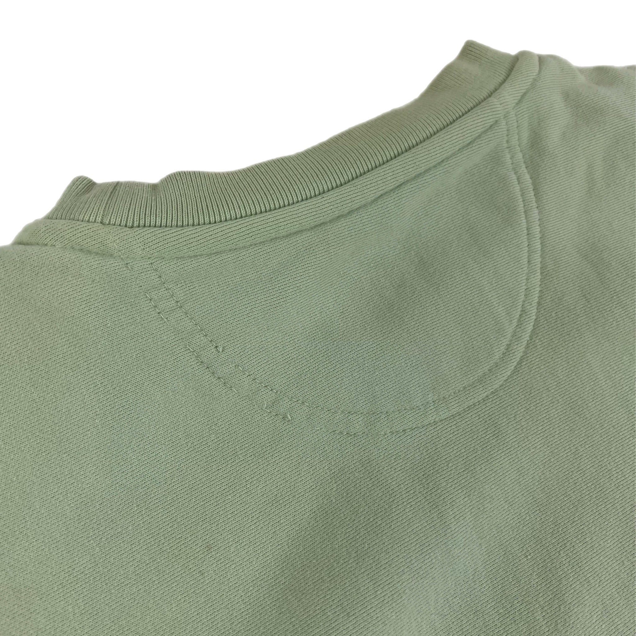 Stussy Classic Script Crewneck Seafoam