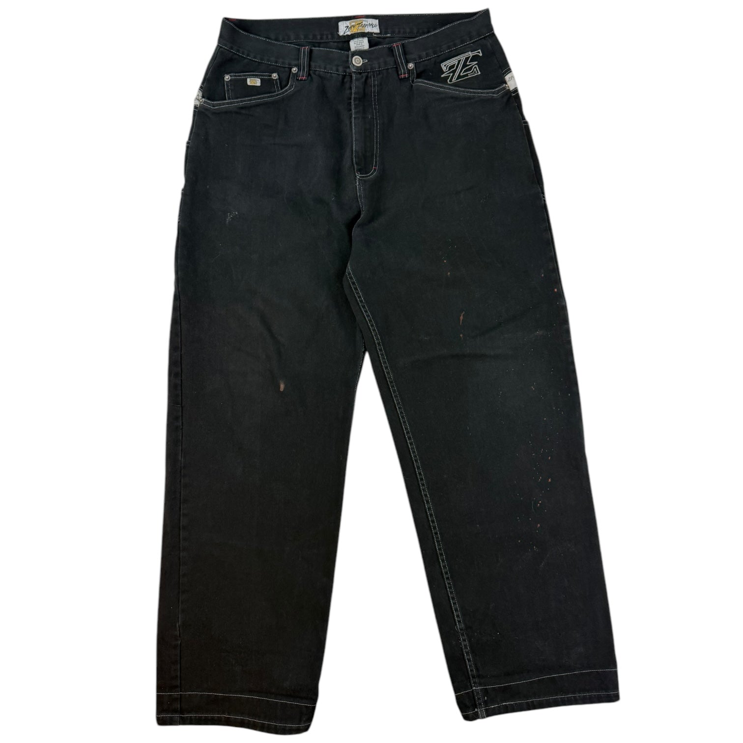 Vintage Y2K Zero Tolerance Denim Jeans Black