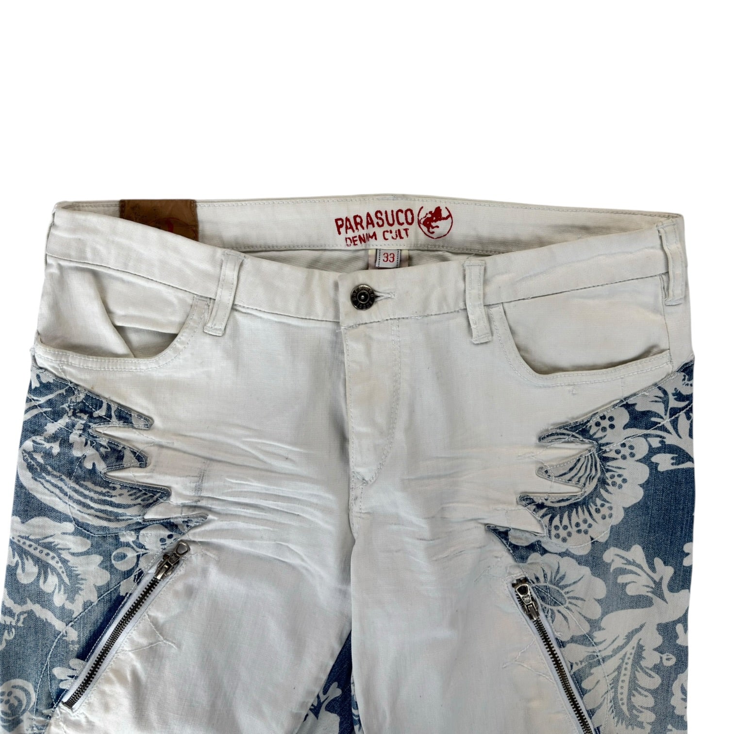 (W) Parasuco Denim Cult Floral Flair Jeans