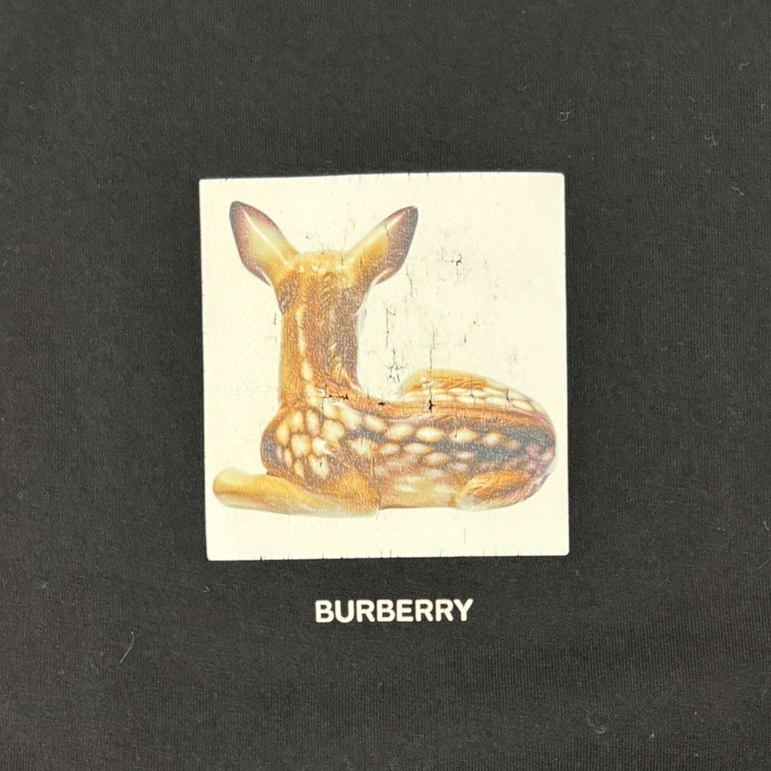 Burberry Deer T-Shirt Black