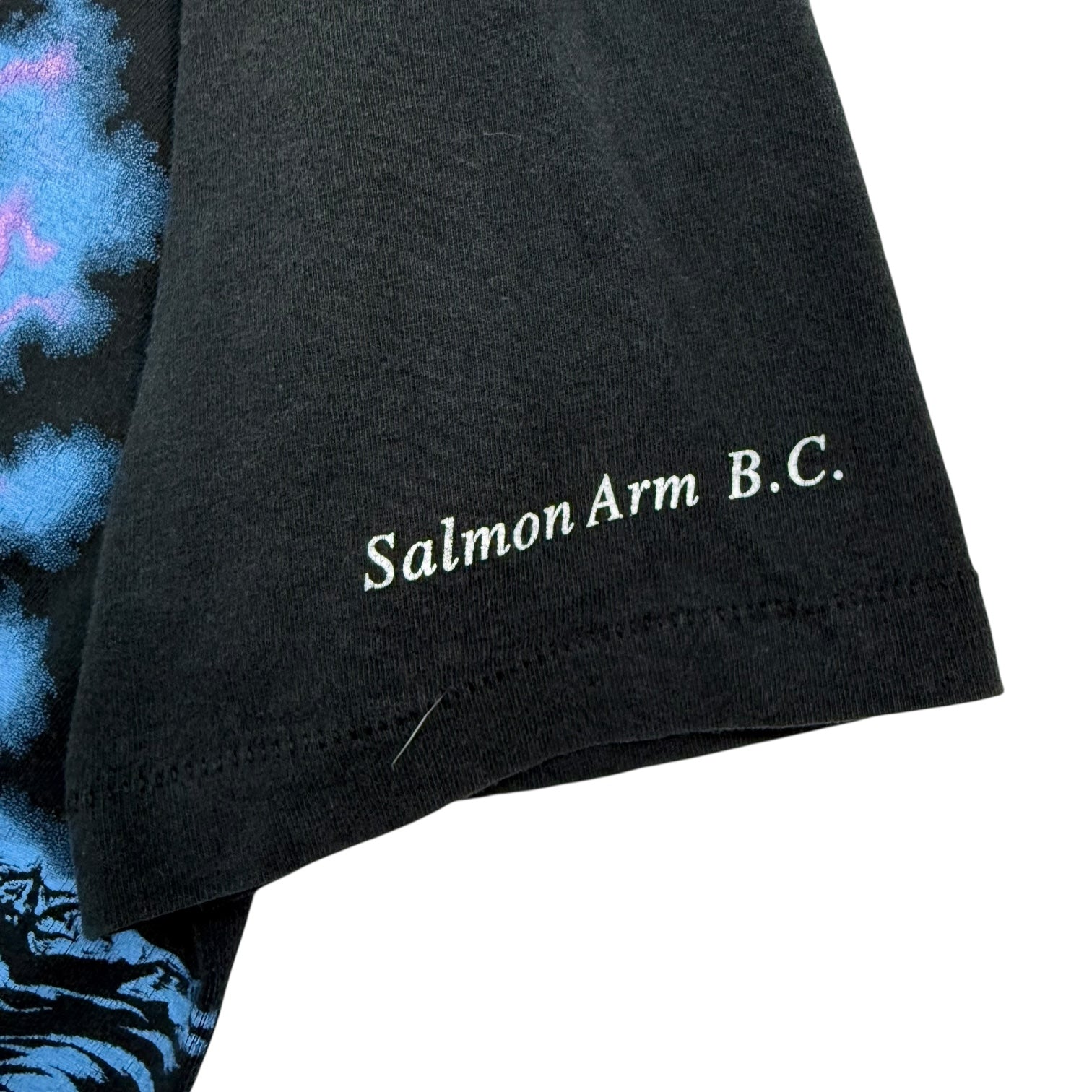 1980s Salmon Arm British Columbia Wolves Tee Black