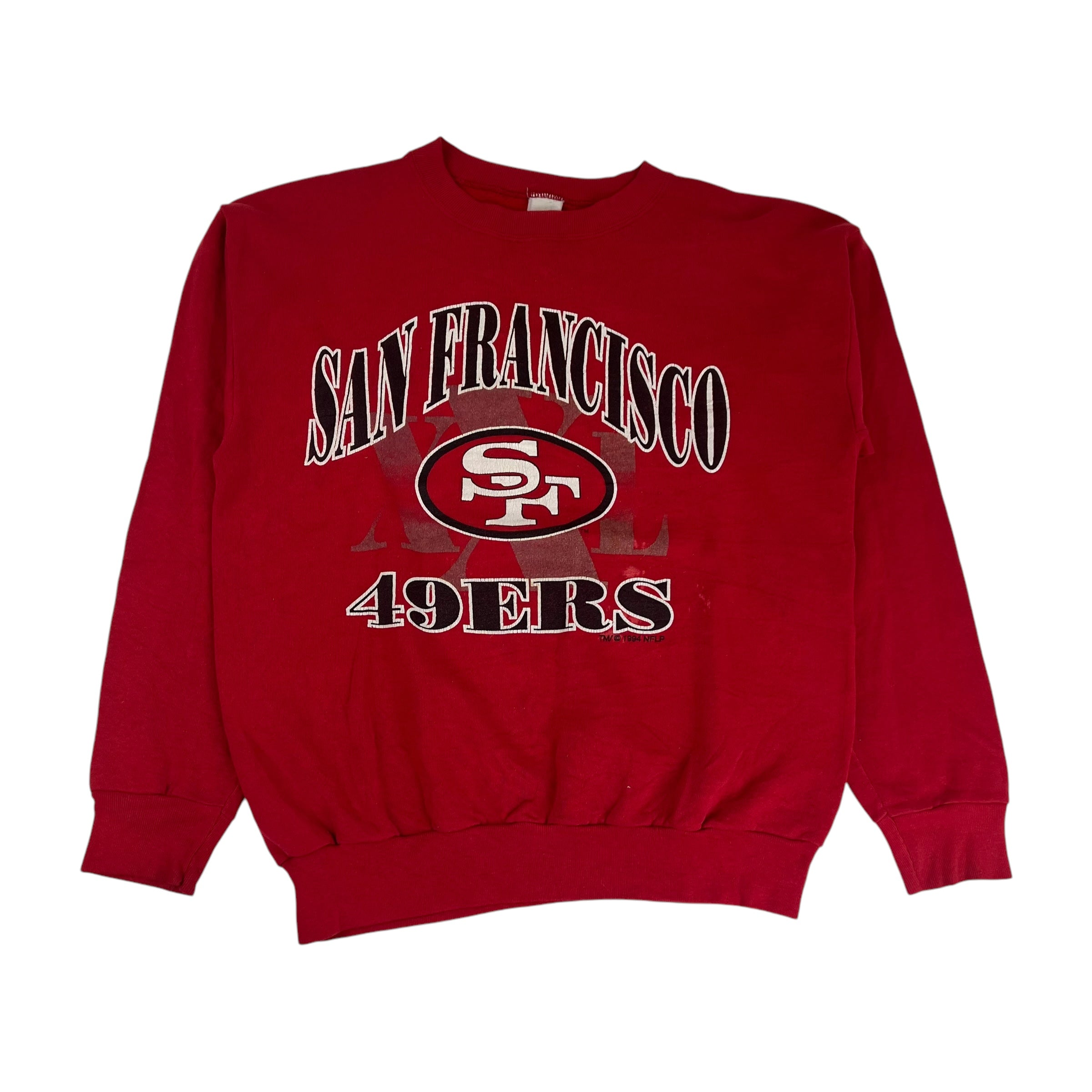 1994 Vintage San Francisco 49ers Crewneck Red