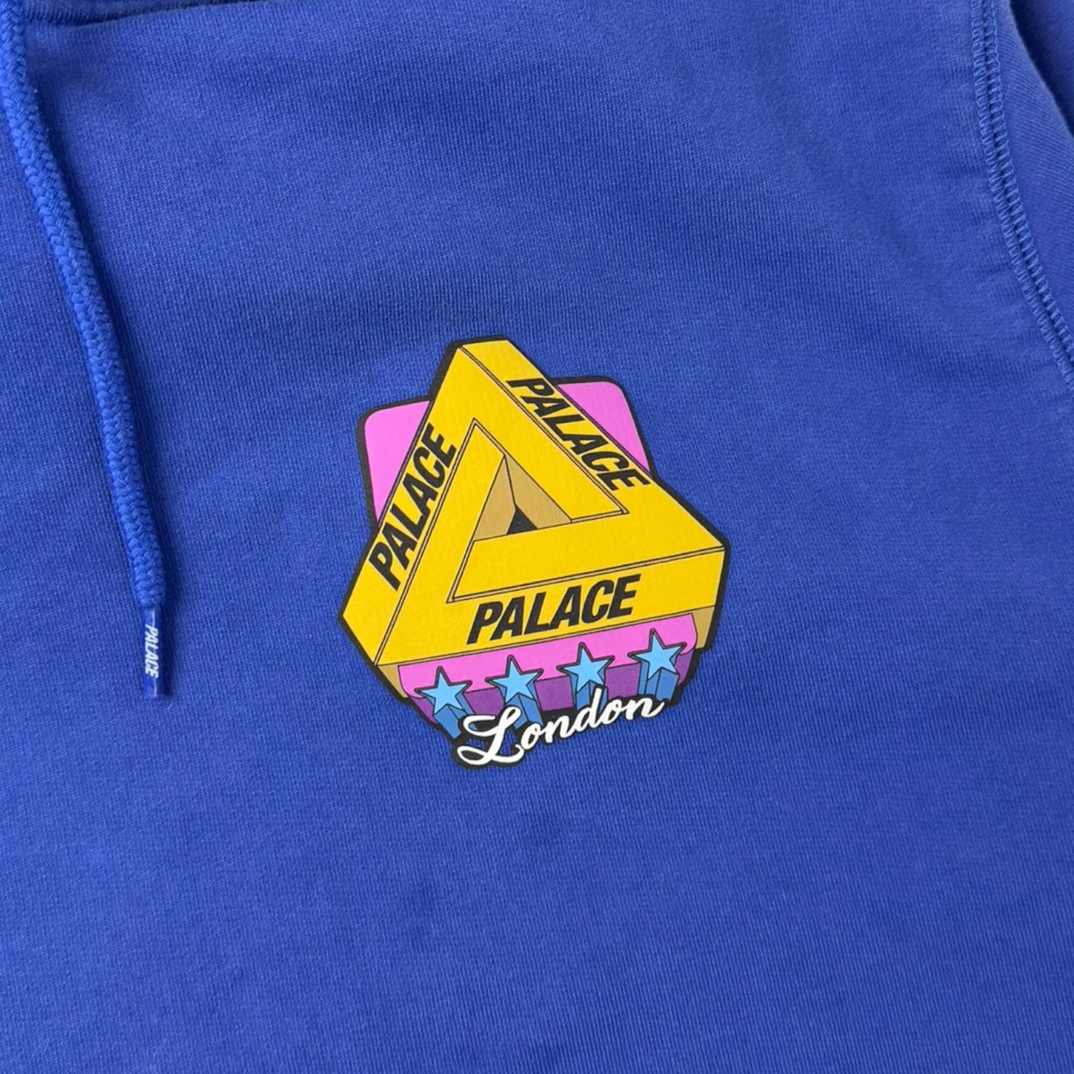 Palace Tri-Ferg Logo Pullover Hoodie Blue