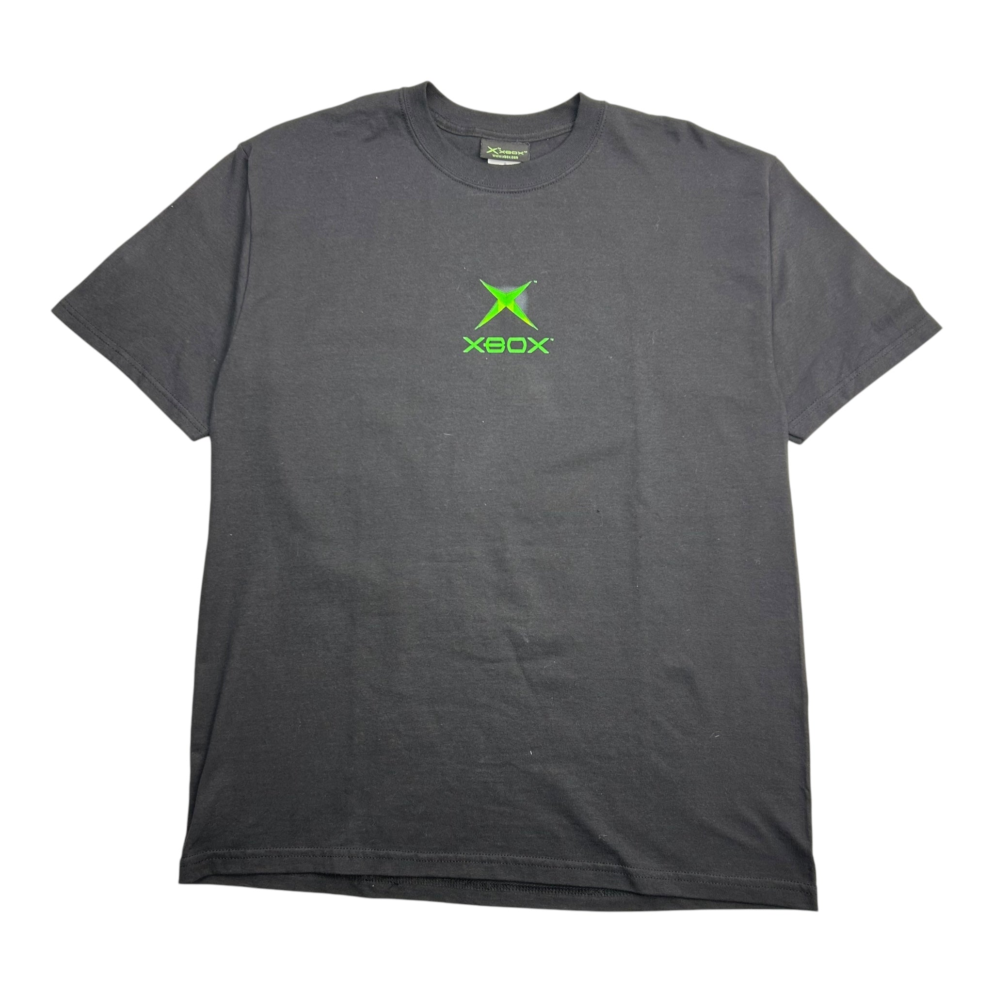 Vintage Y2K XBox Spell out Logo Tee Black