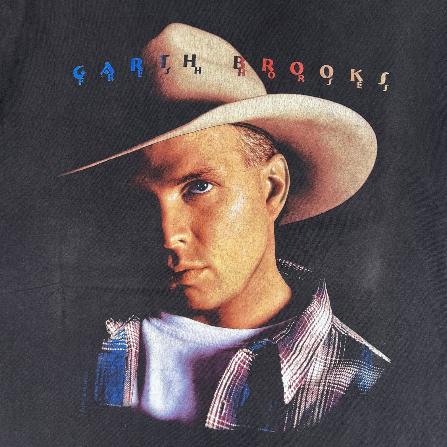 Vintage Garth Brooks Country Music T-Shirt Black