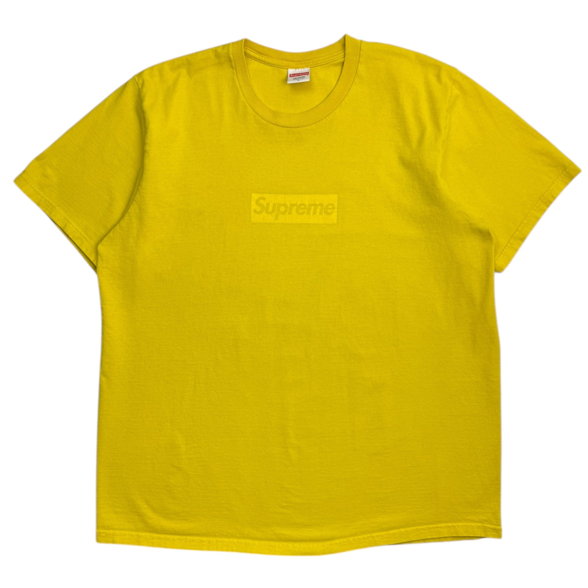 Supreme Box Logo T-Shirt Yellow