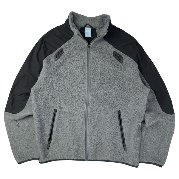 Nike x Nocta Tahr Sherpa Zip-Up Jacket Iron Grey