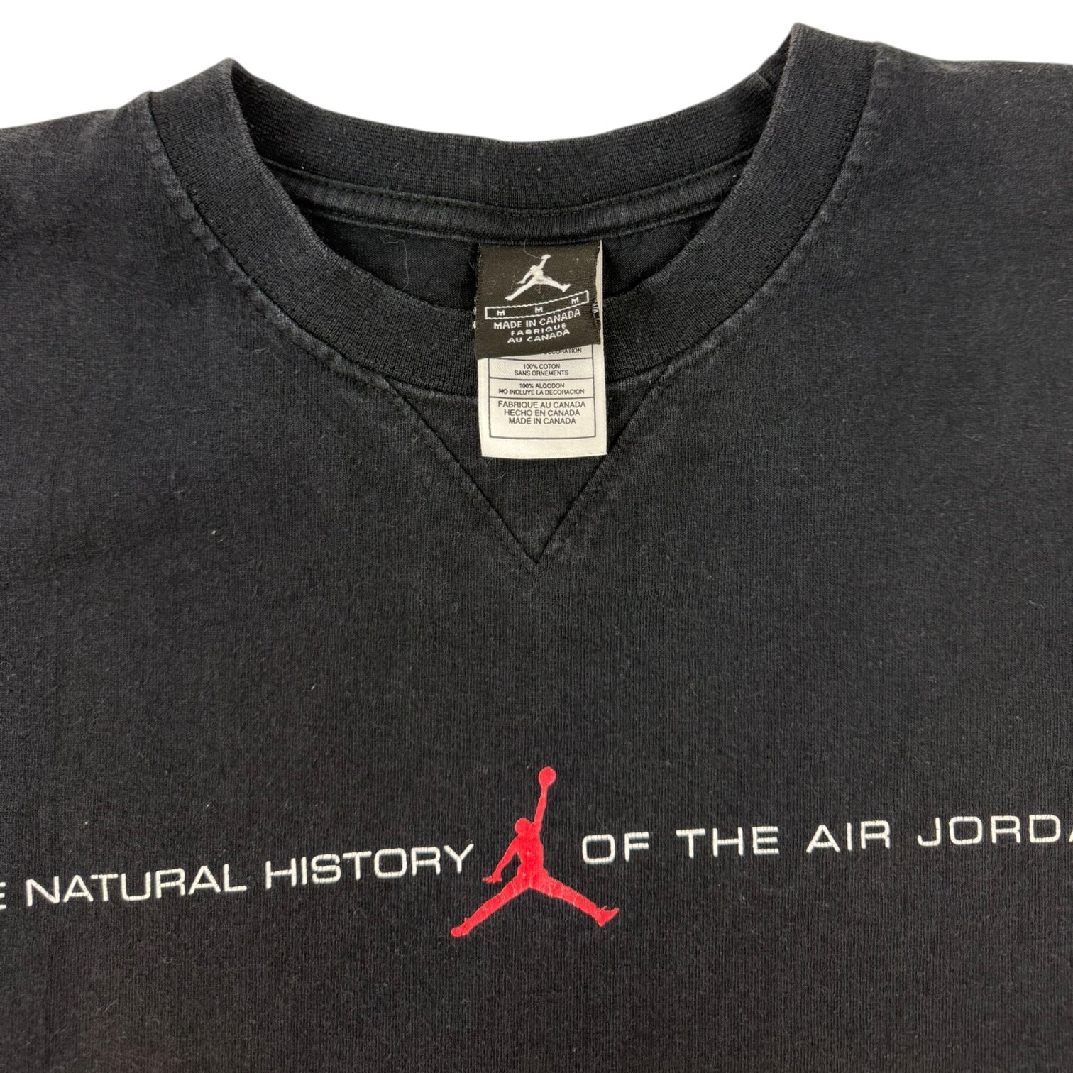 Vintage Jordan 18 Years Of Love T-Shirt Black