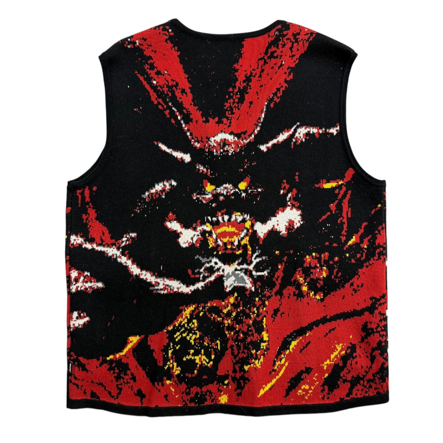Fu***** Awesome Better Half AOP Vest Black/Red