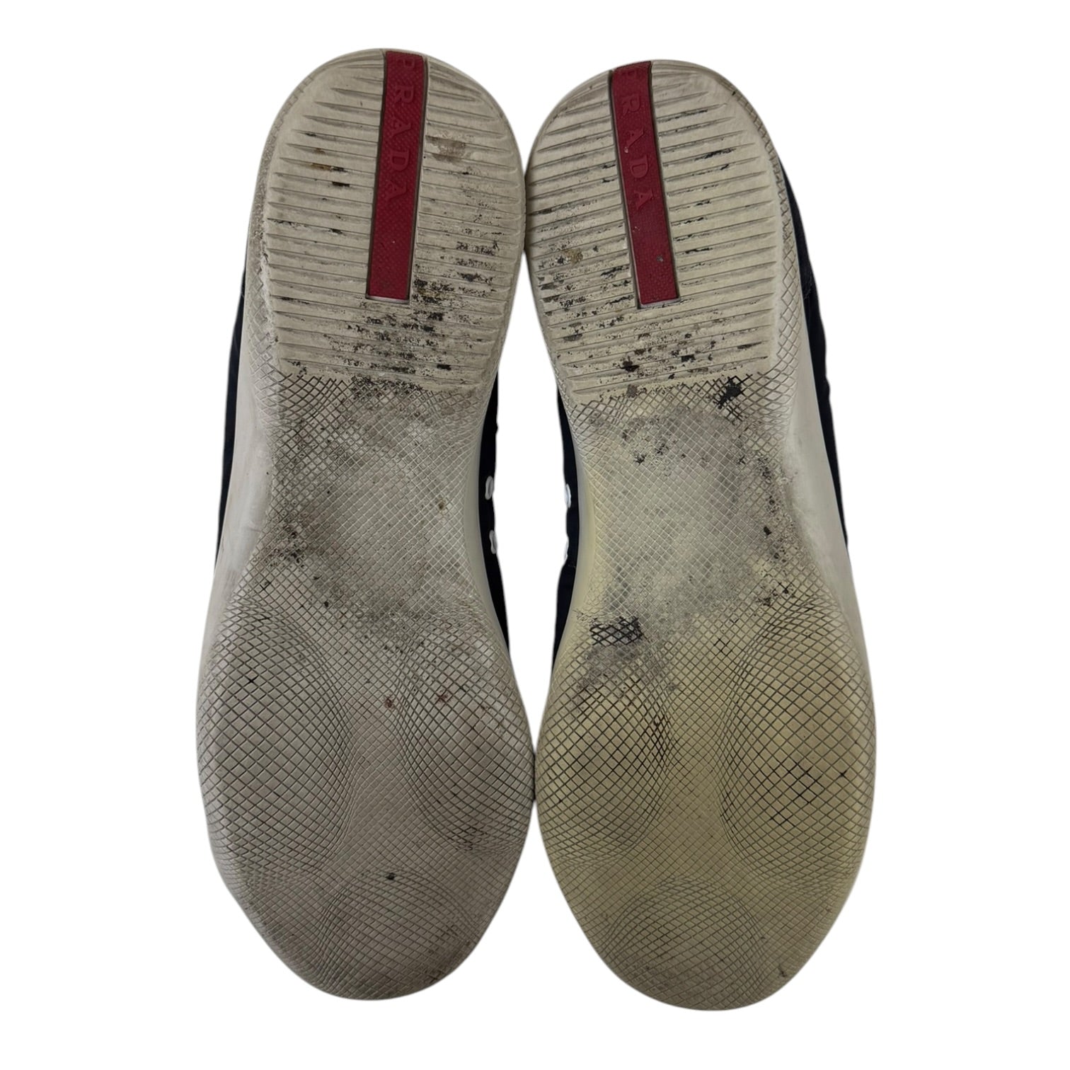 Prada Scamosciato Nylon Sneakers Blue (Used)