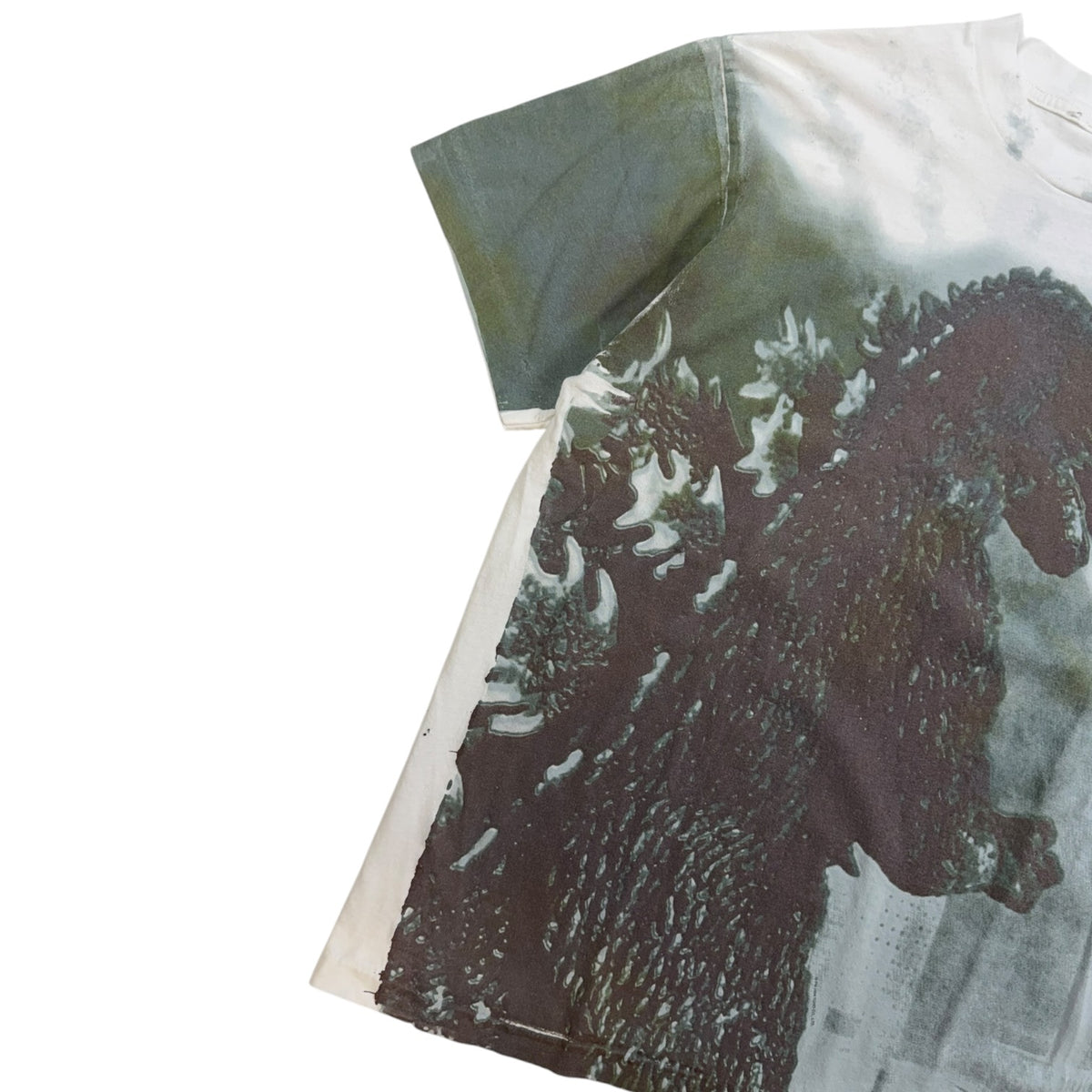 Vintage Godzilla AOP T-Shirt White