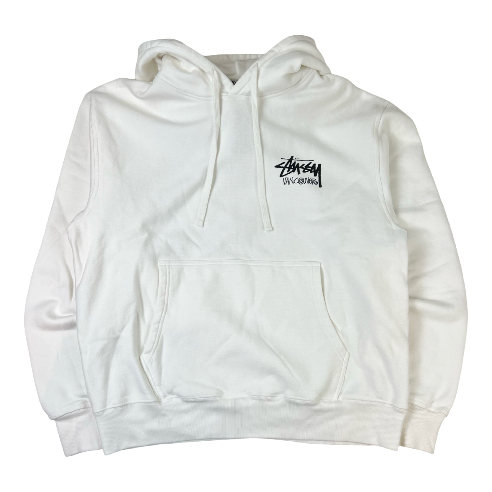 Stussy Stock Vancouver Sweatshirt White