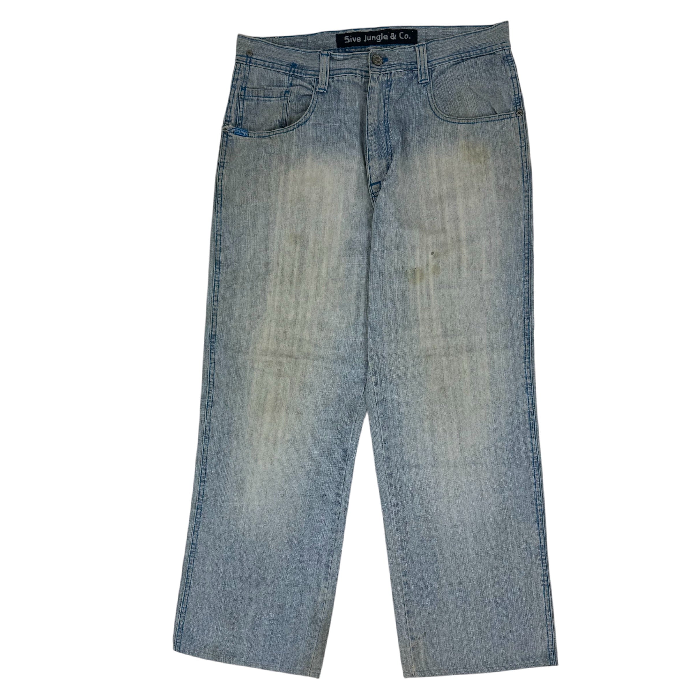 Vintage Y2K Lightwash Faded 5ive Jungle Denim Jeans