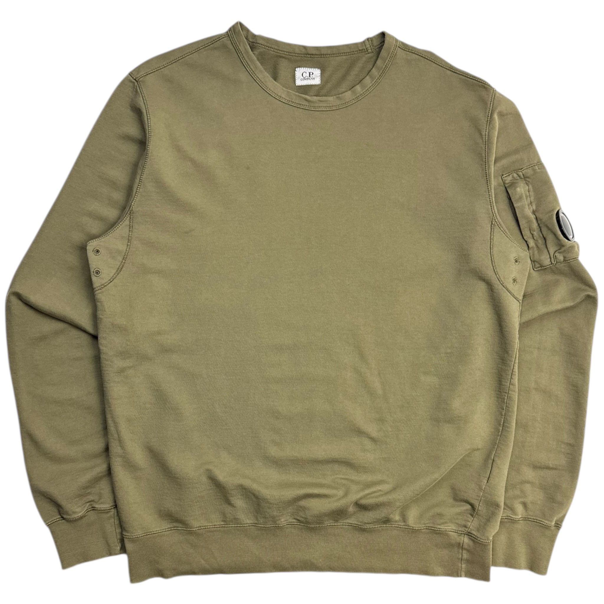 C.P. Company Lens Cotton Crewneck Sweatshirt