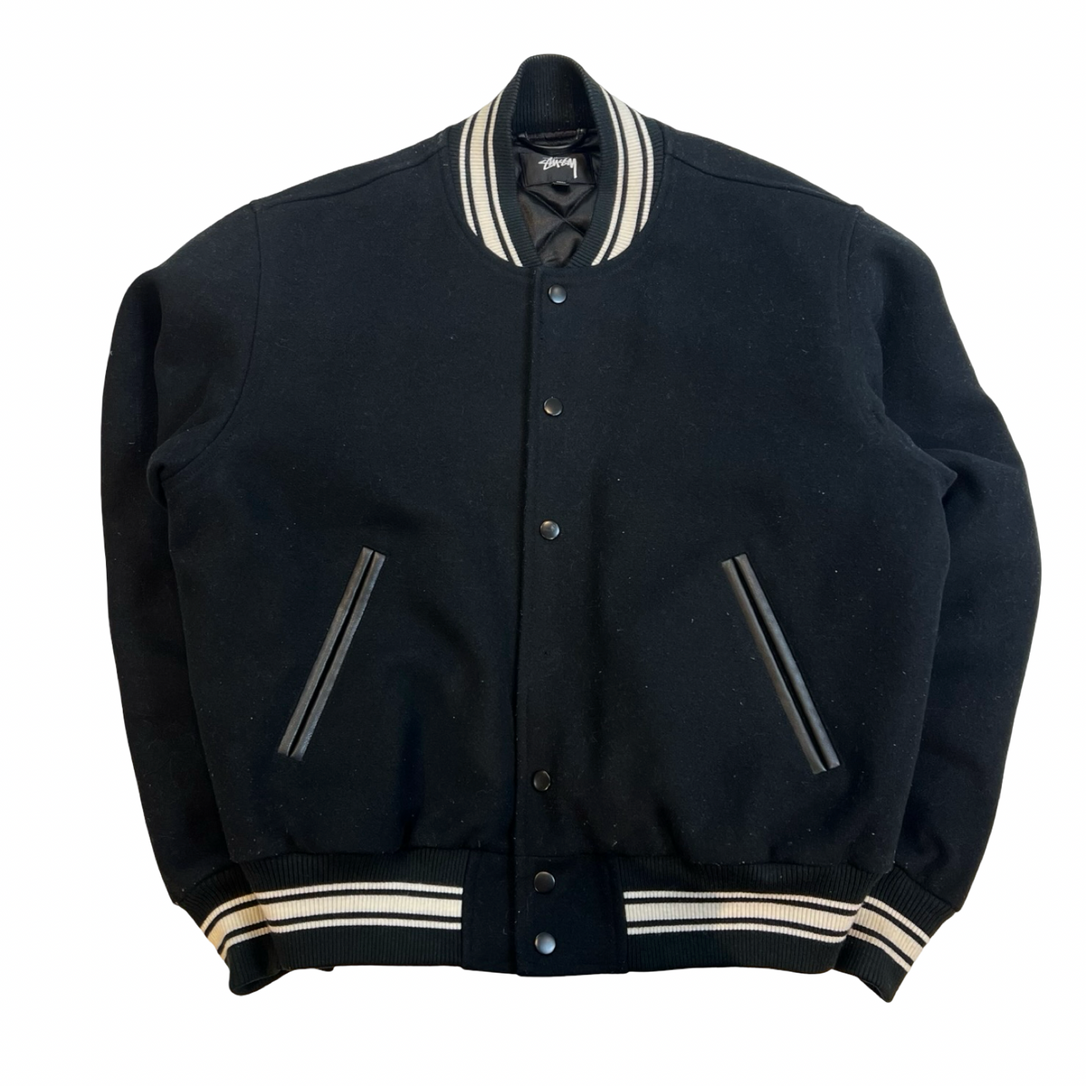 Stüssy Wool Varsity Jacket Black