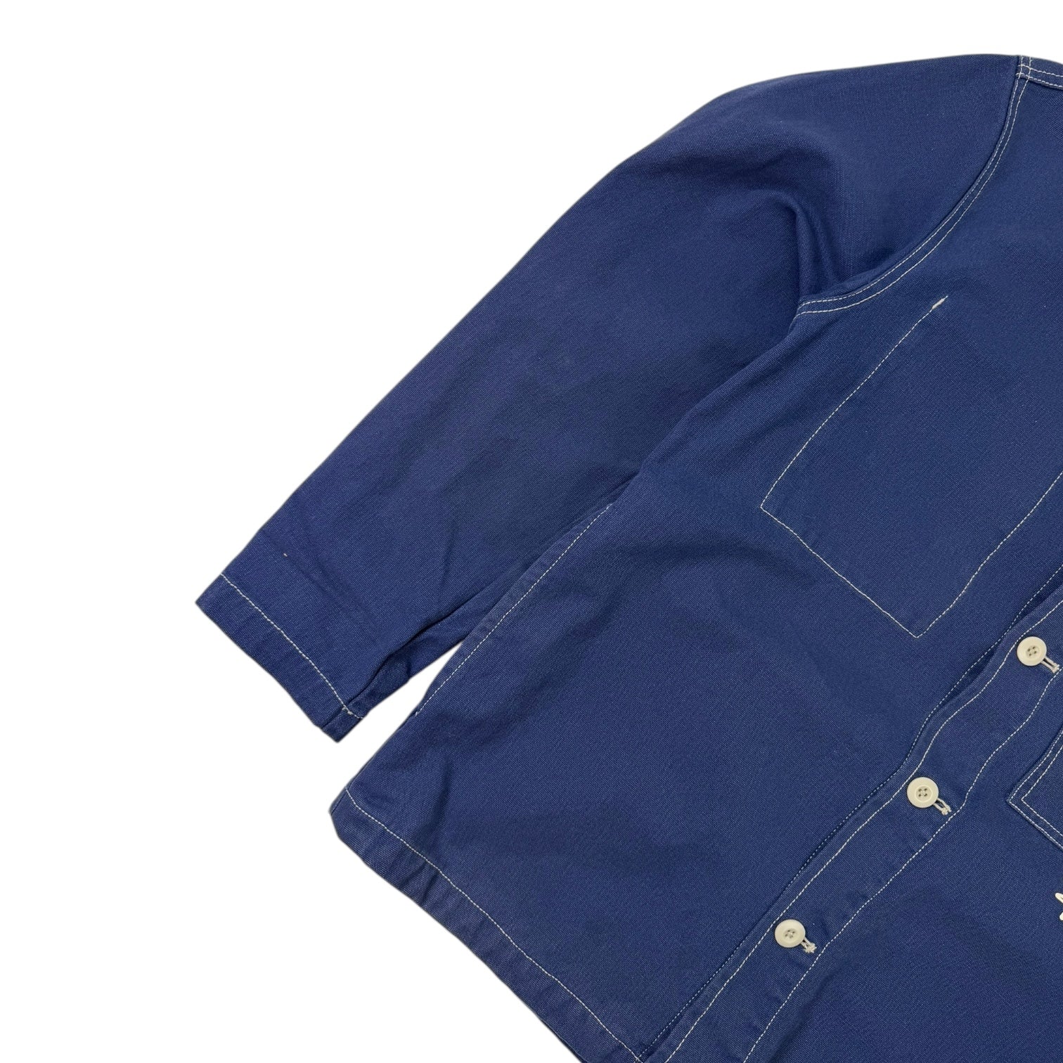 Stussy Canvas Shop Contrast Stitch Jacket Navy