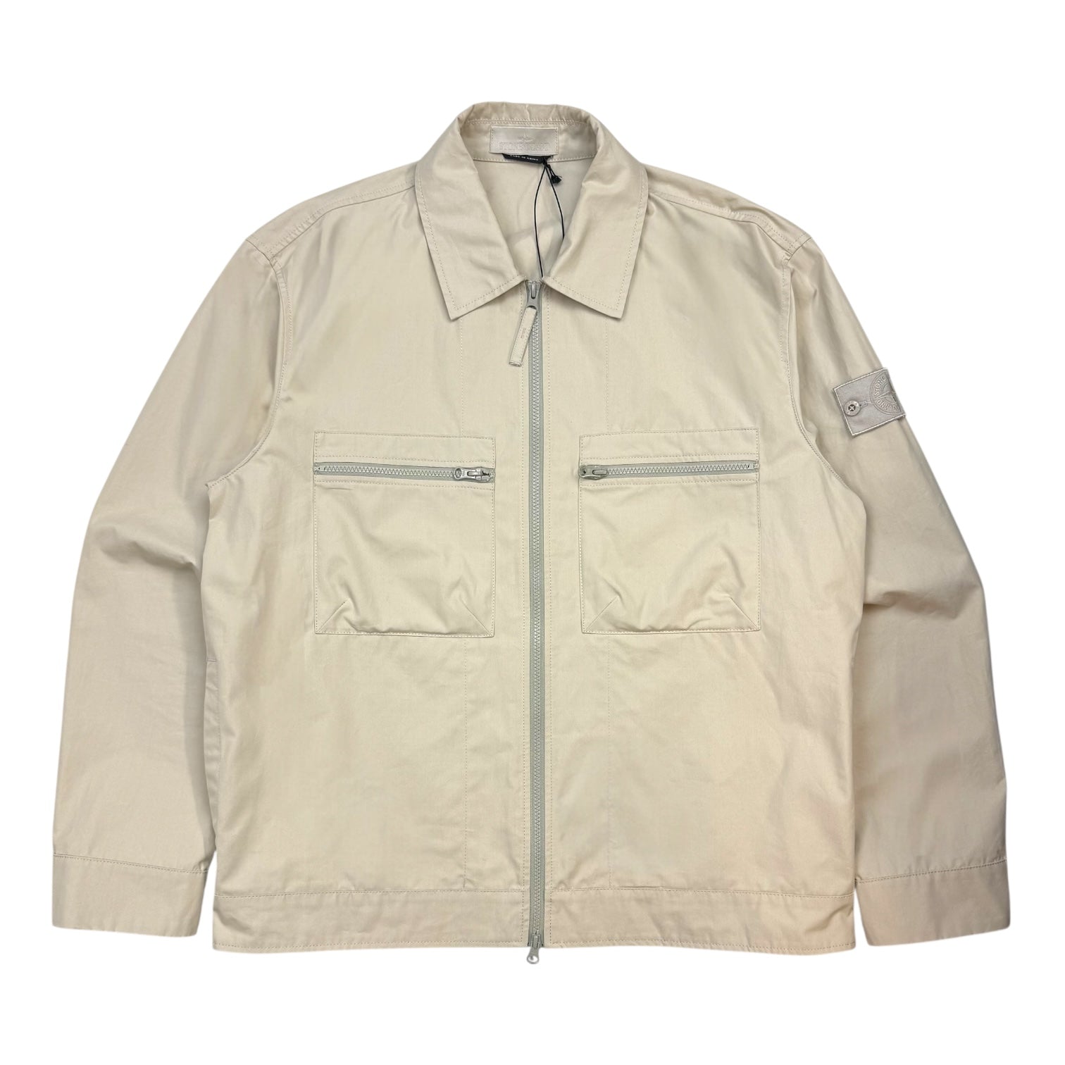 Stone Island O-Ventile Ghost Piece Jacket Cream