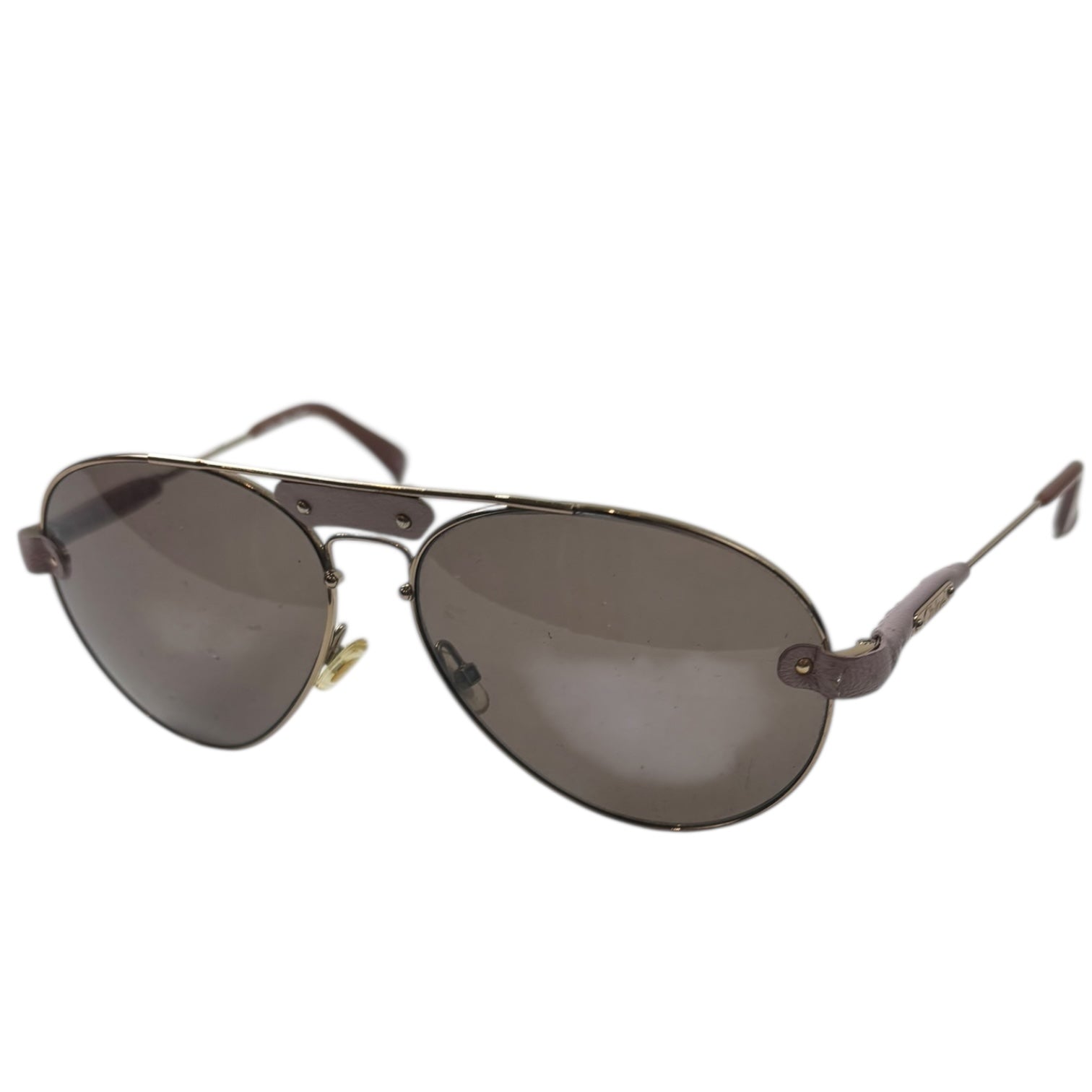 Chloe Aviator Sunglasses Pink/Gold