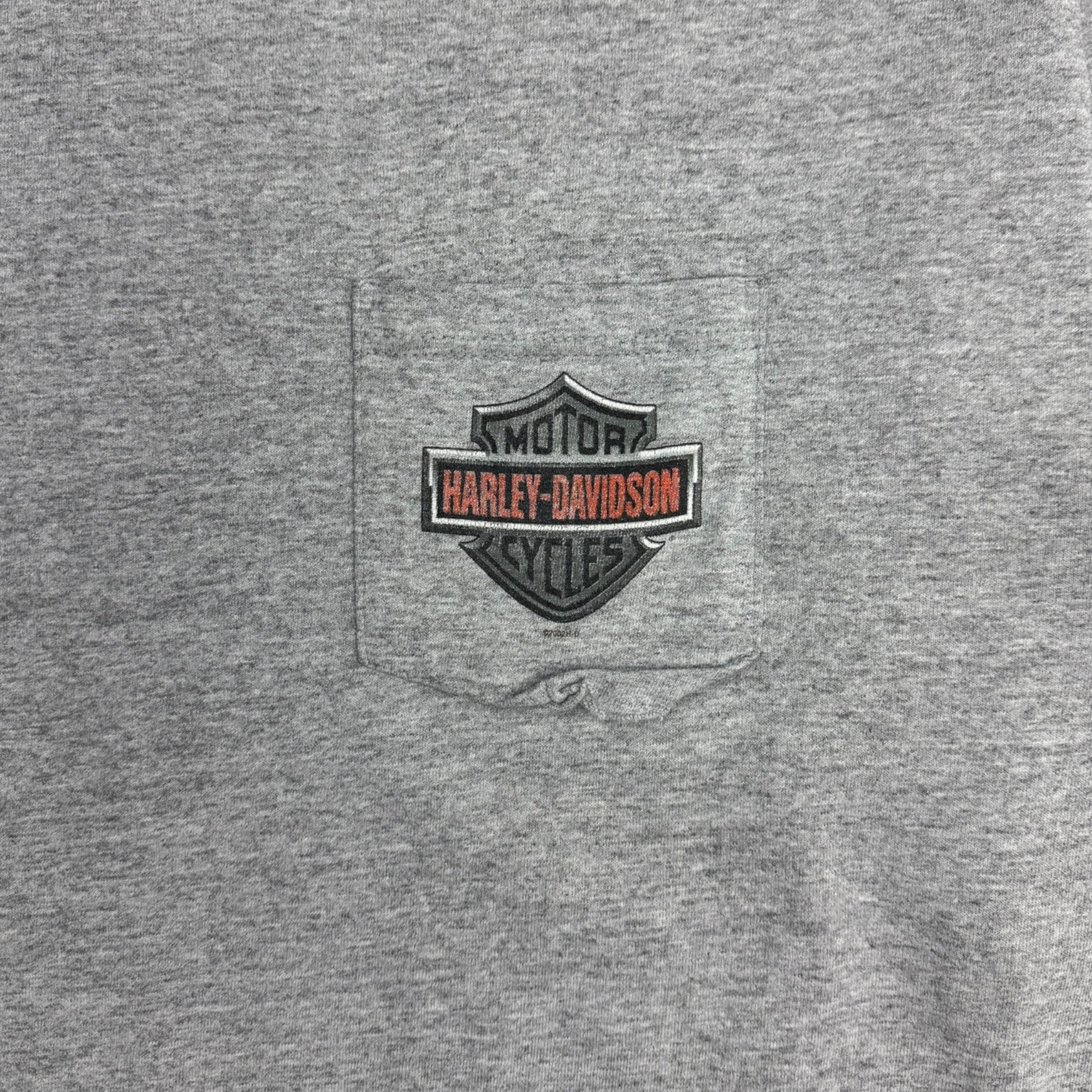 2002 Harley Davidson Pocket Longsleeve T-Shirt