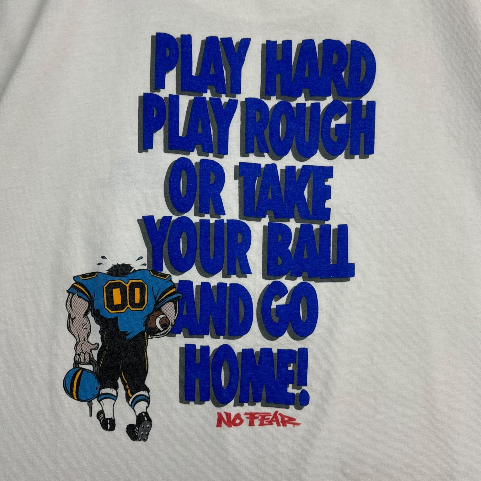 Vintage No Fear “Play Hard” T-Shirt