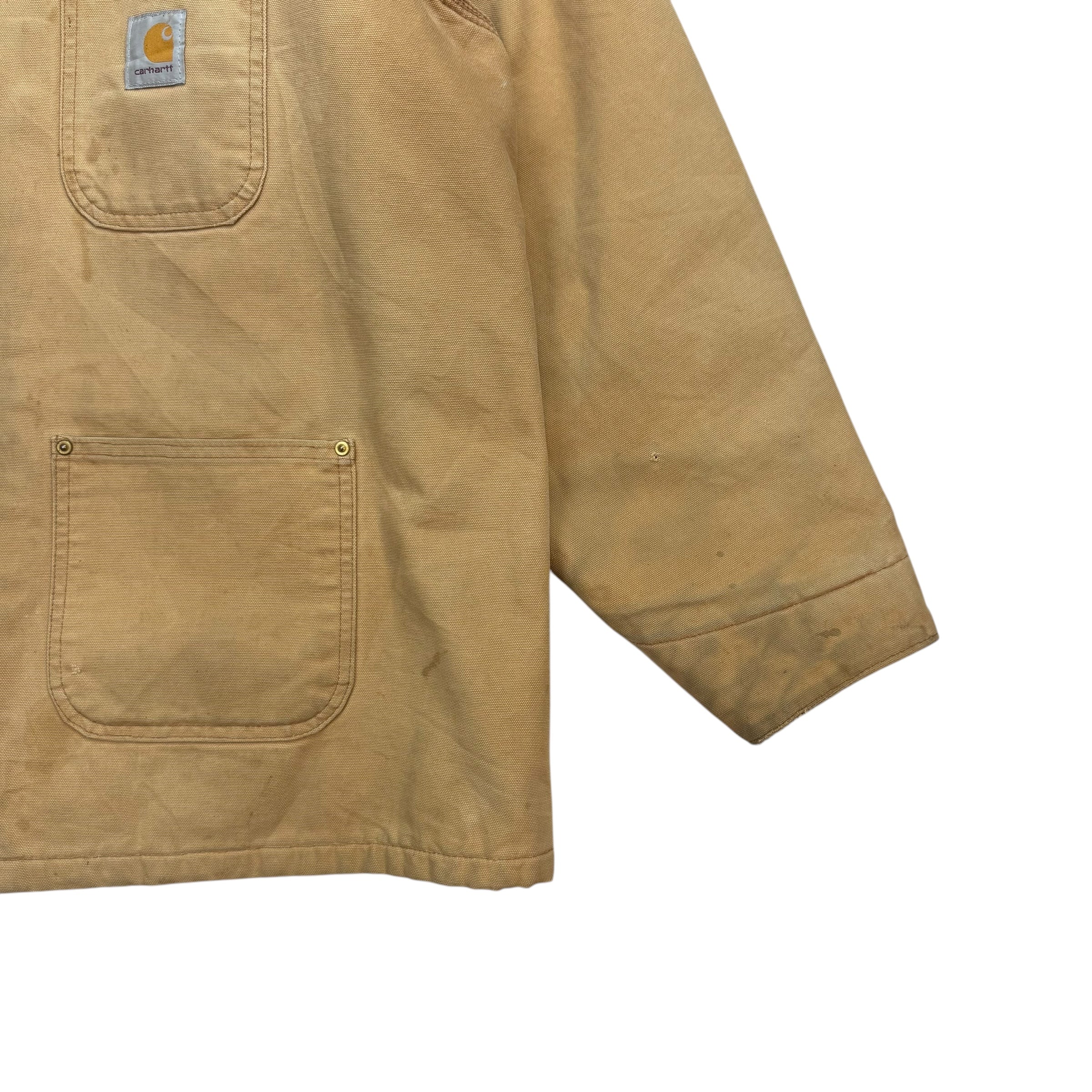 Vintage Carhartt Michigan Chore Coat  Tan