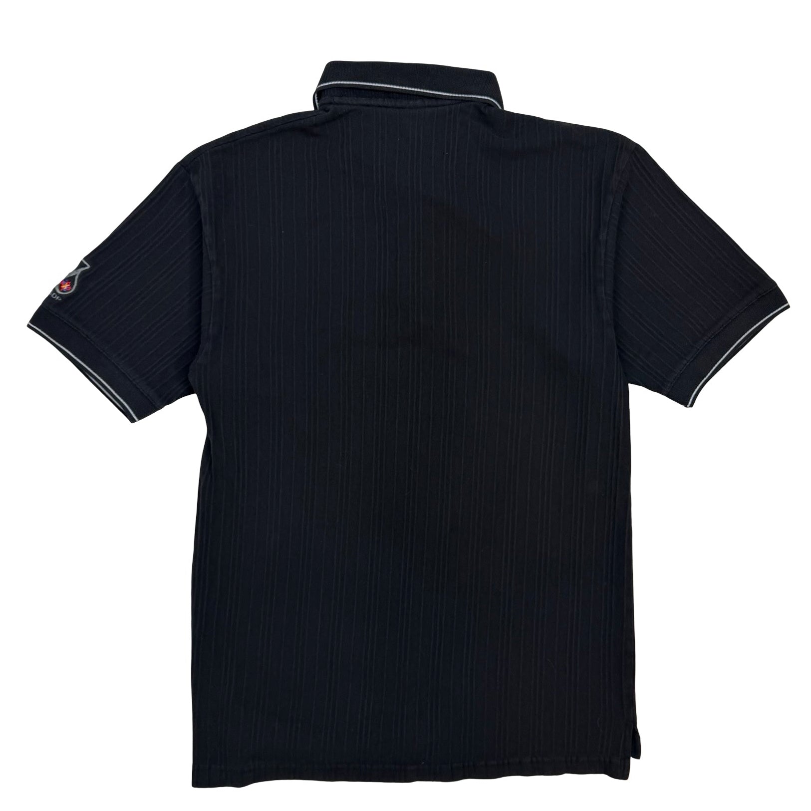 Vintage Ash City Pro Collective Embroidered Golf Polo Black
