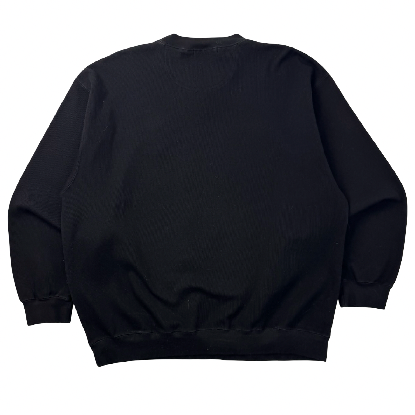 Vintage Porsche Pocket Logo Knit Crewneck Black