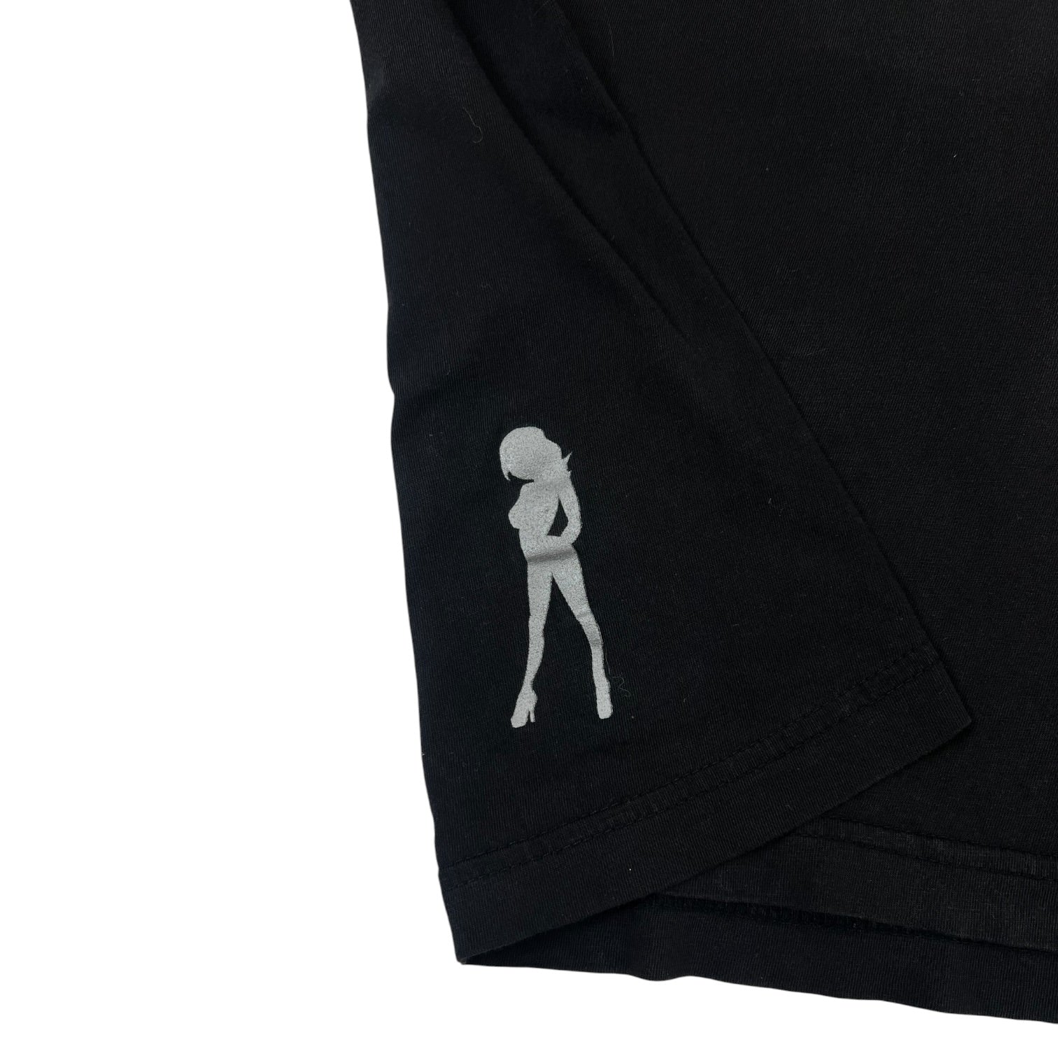 Y2K Vintage Skin Industries Stylized Silver Logo T-Shirt