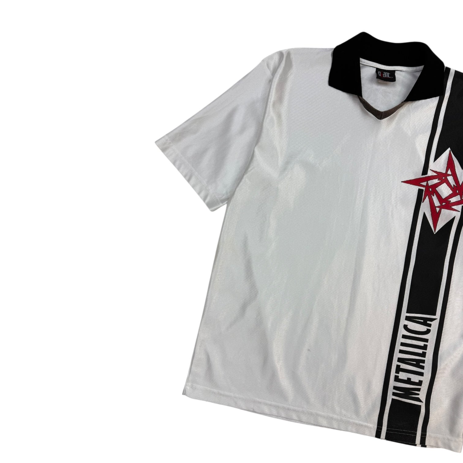 Vintage Metallica Soccer Jersey White