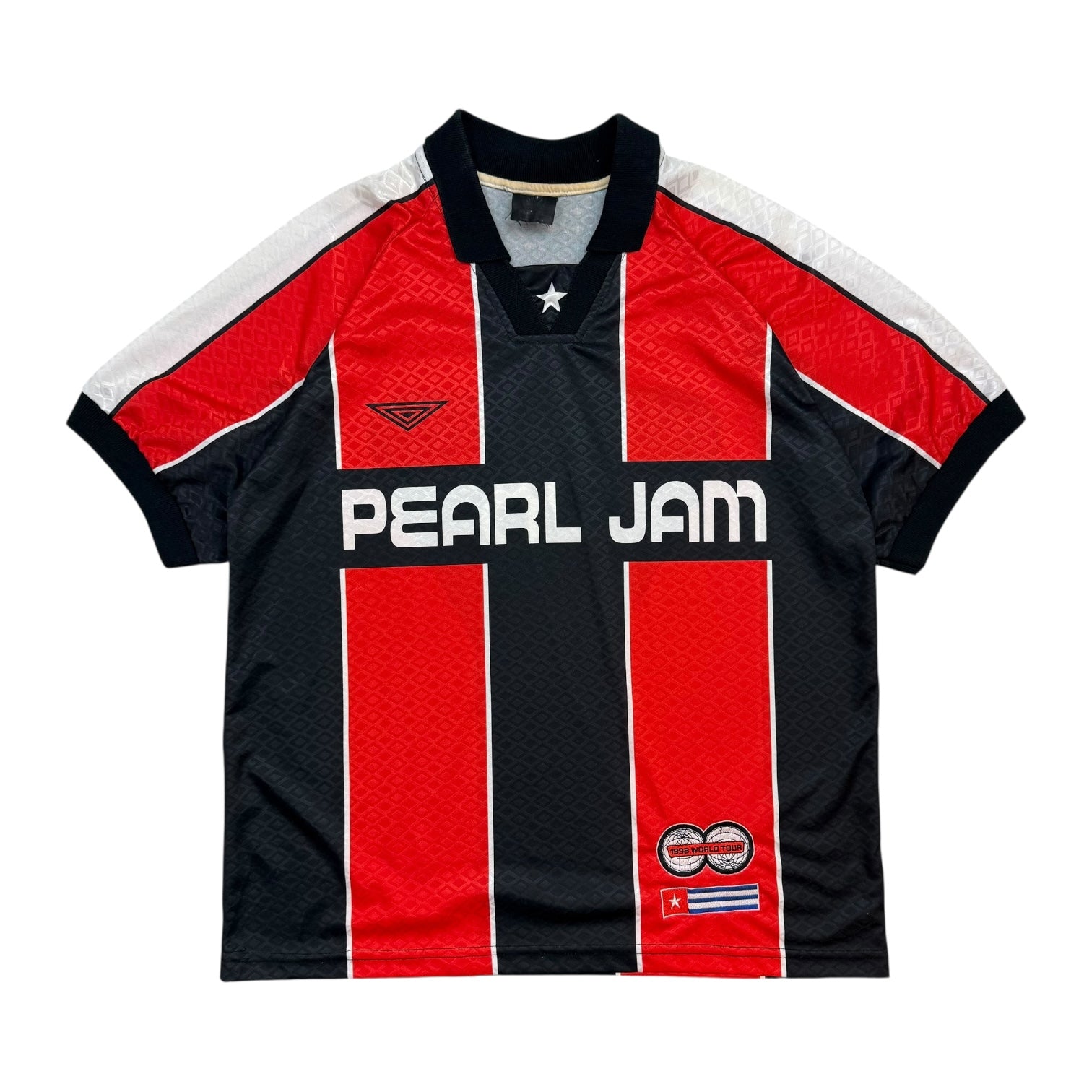 1998 Pearl Jam World Tour Jersey Red/Black