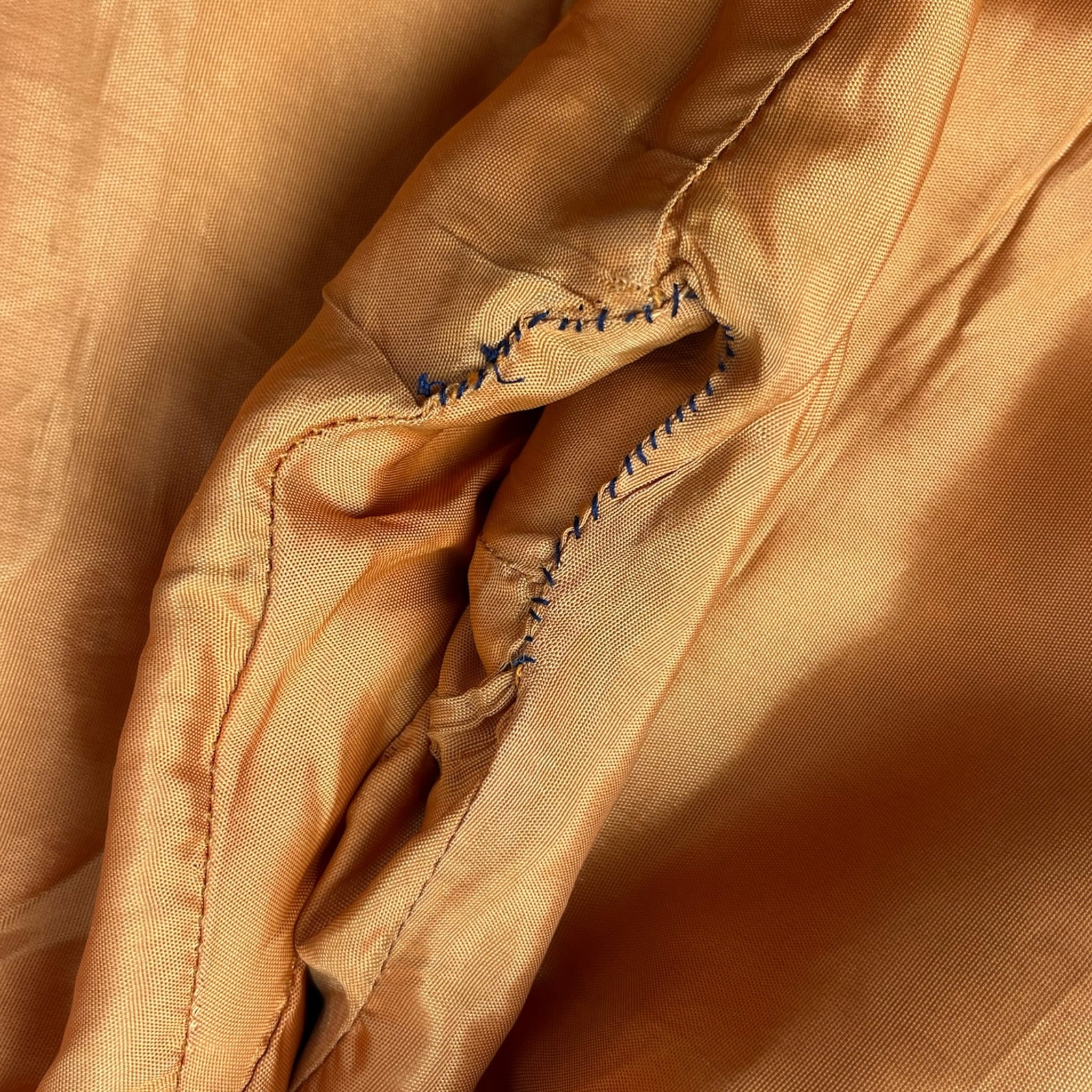 Vintage Suede Jacket Dark Mustard