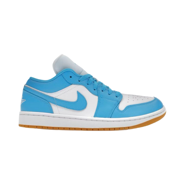 Jordan 1 Low White Gum Light Brown Dark Powder Blue (Women's)