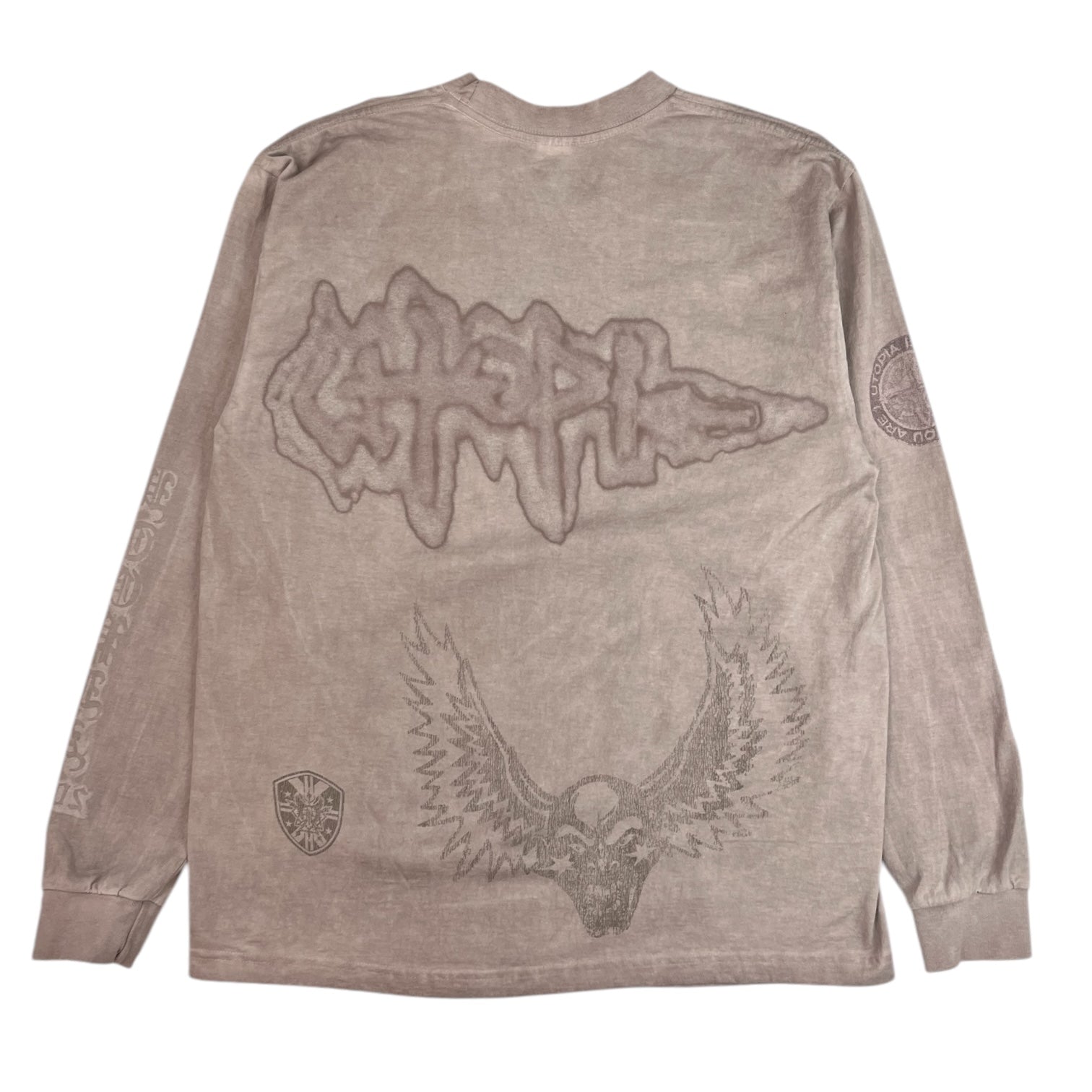 Travis Scott Utopia Longsleeve Tee Taupe