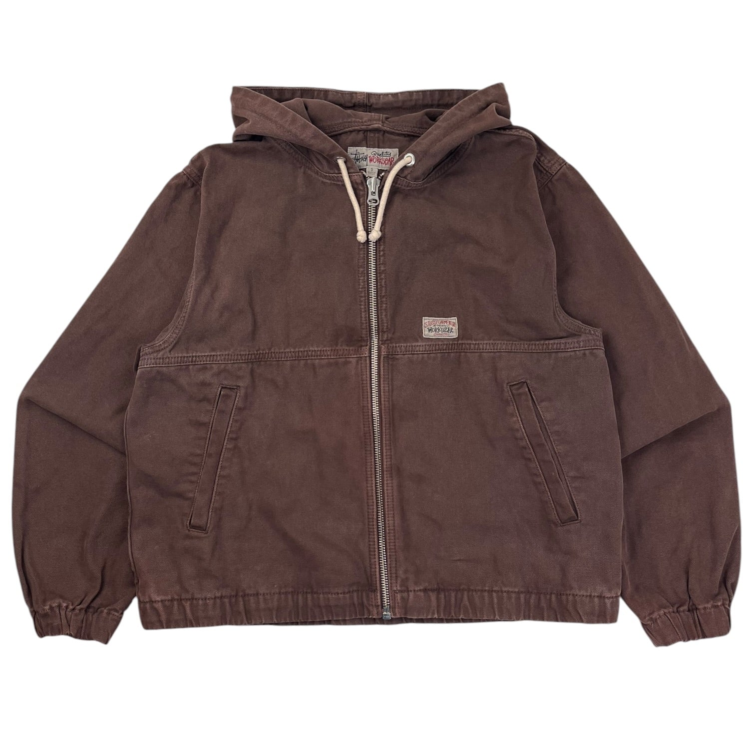 Stüssy Hooded Work Jacket Chocolate